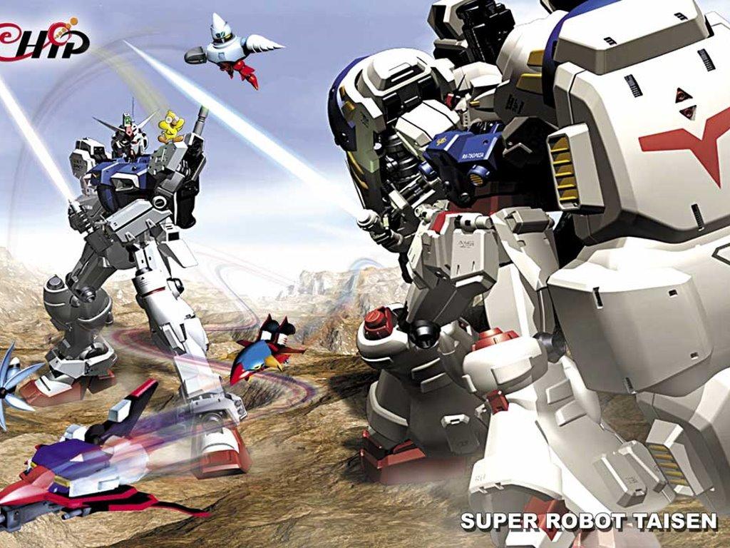 1024x768 My Free Wallpaper Wallpaper : Super Robot Taisen