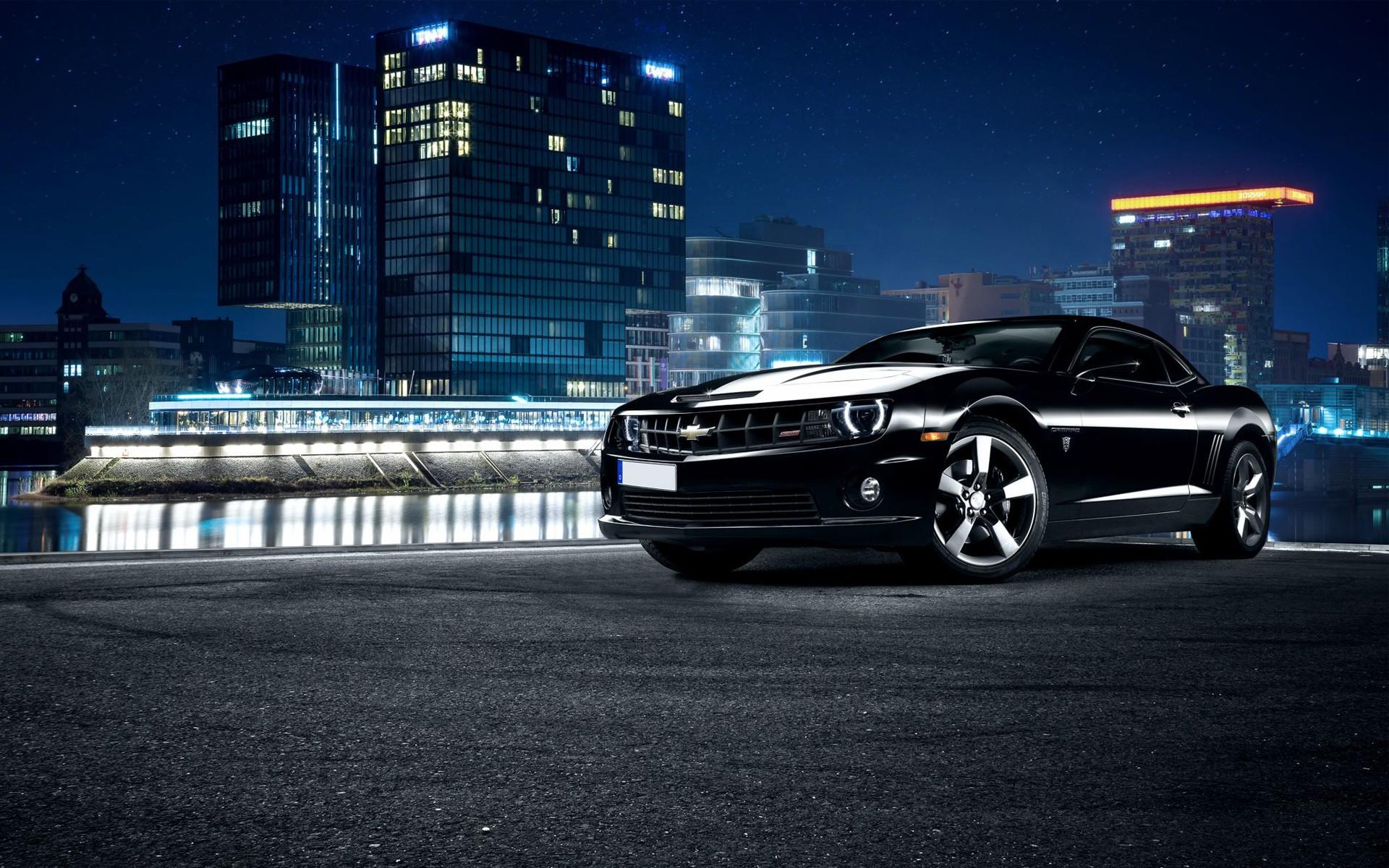 1920x1200 Chevrolet Camaro SS Black Wallpaper. HD Car Wallpaper