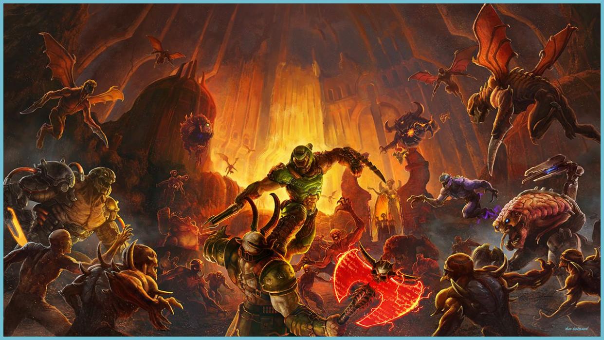 1241x698 Doom Eternal Wallpaper Free Doom Eternal Background