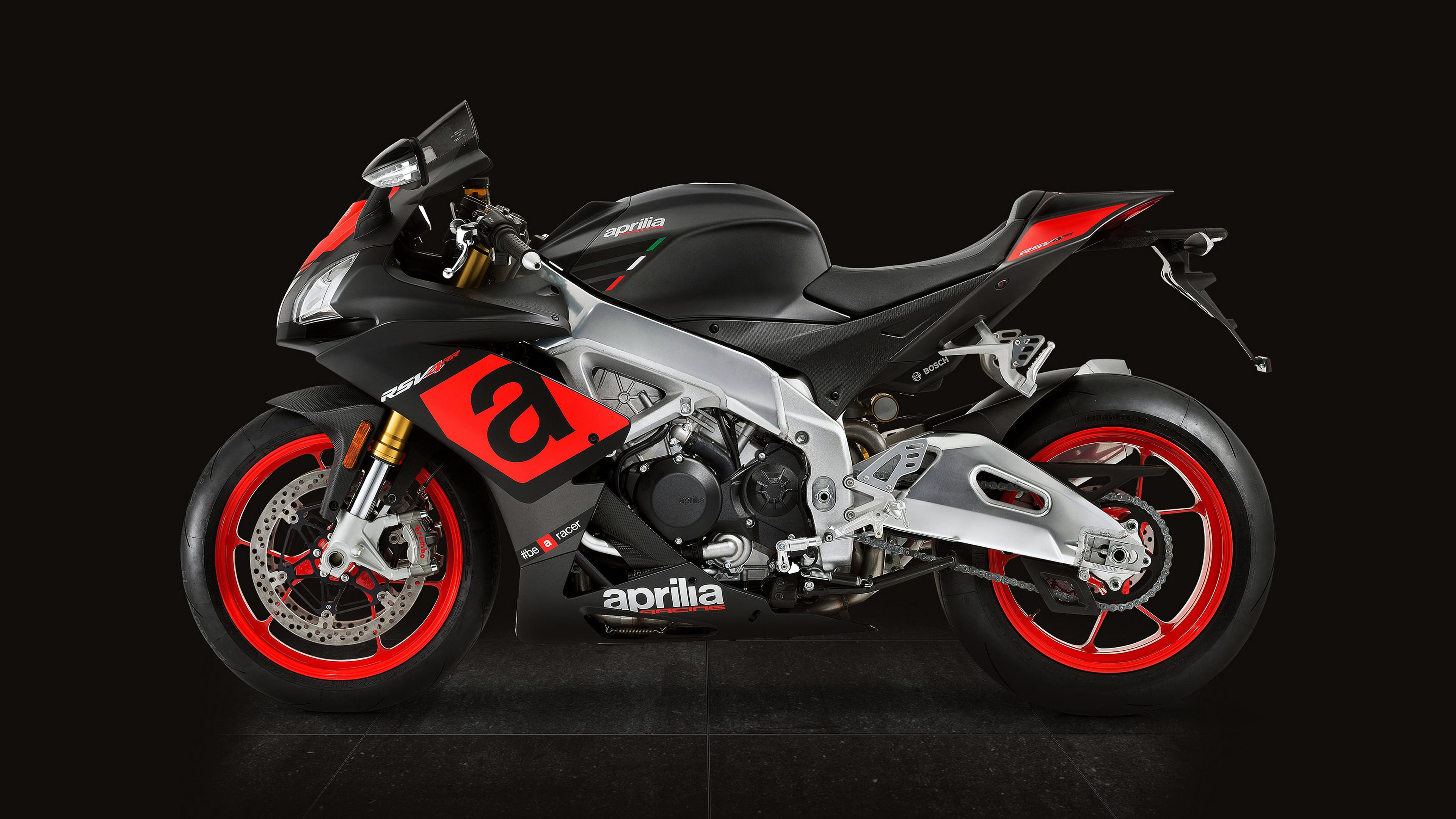 3840x2160 Download wallpaper 4k, Aprilia RSV4 RR, sportbikes, 2017 bikes, italian motorcycles, Aprilia for desktop with resolution 3840x2160. High Quality HD picture wallpaper