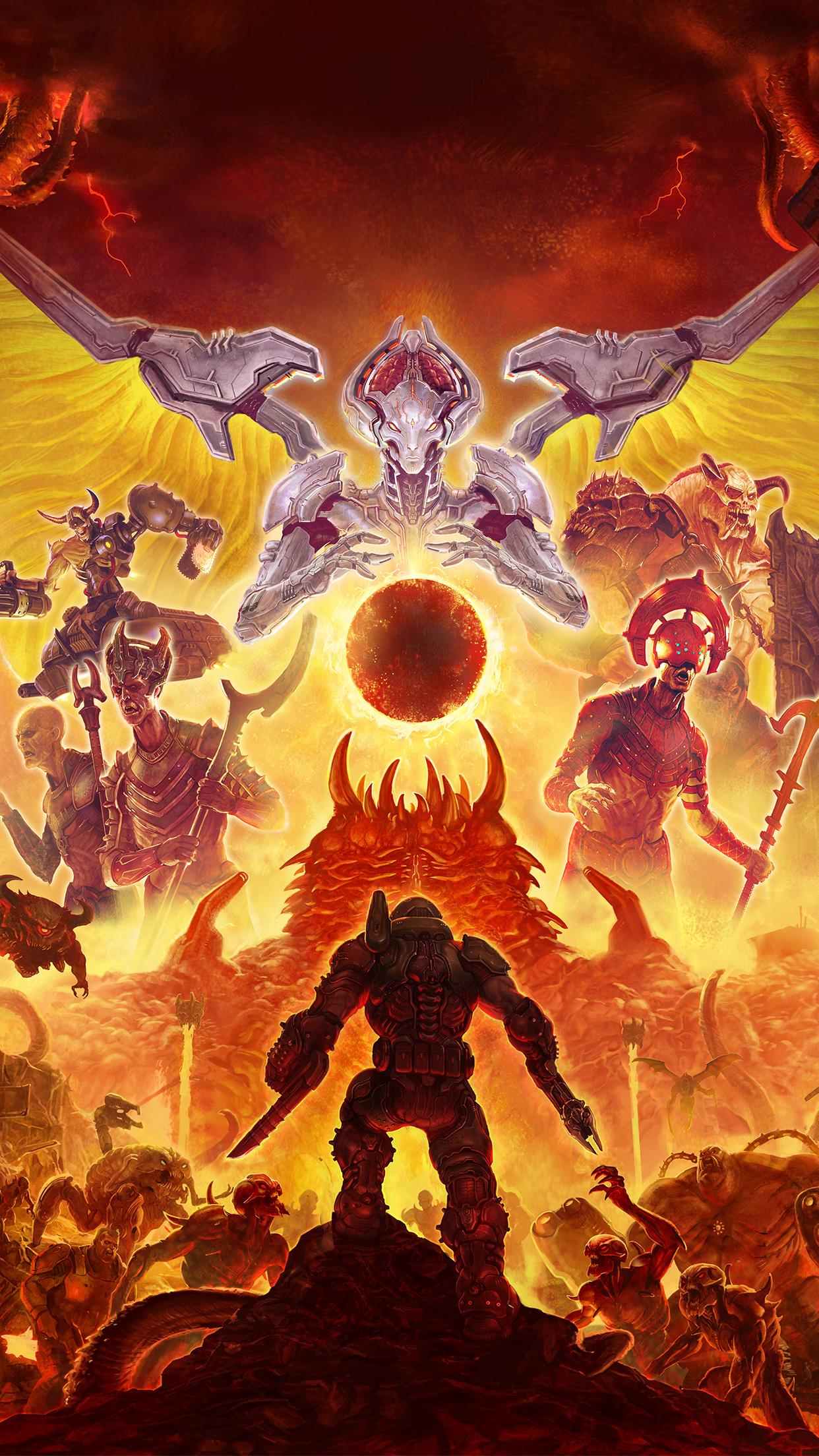 1242x2208 Doom Eternal iPhone Wallpaper