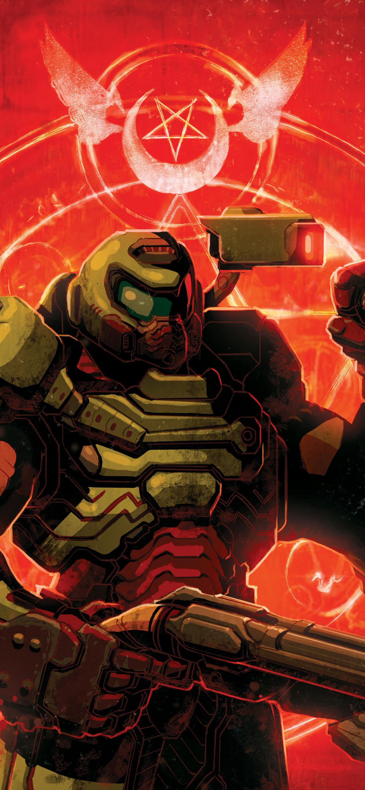 1242x2688 Doom Eternal Artwork 4k iPhone XS MAX HD 4k Wallpaper, Image, Background, Photo and Picture