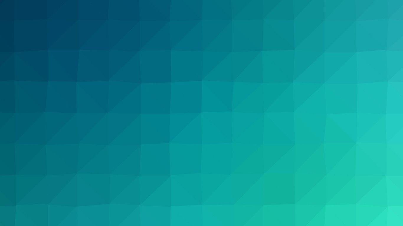 1366x768 Blue Green Polygon Art Abstract Pattern. Polygon Art