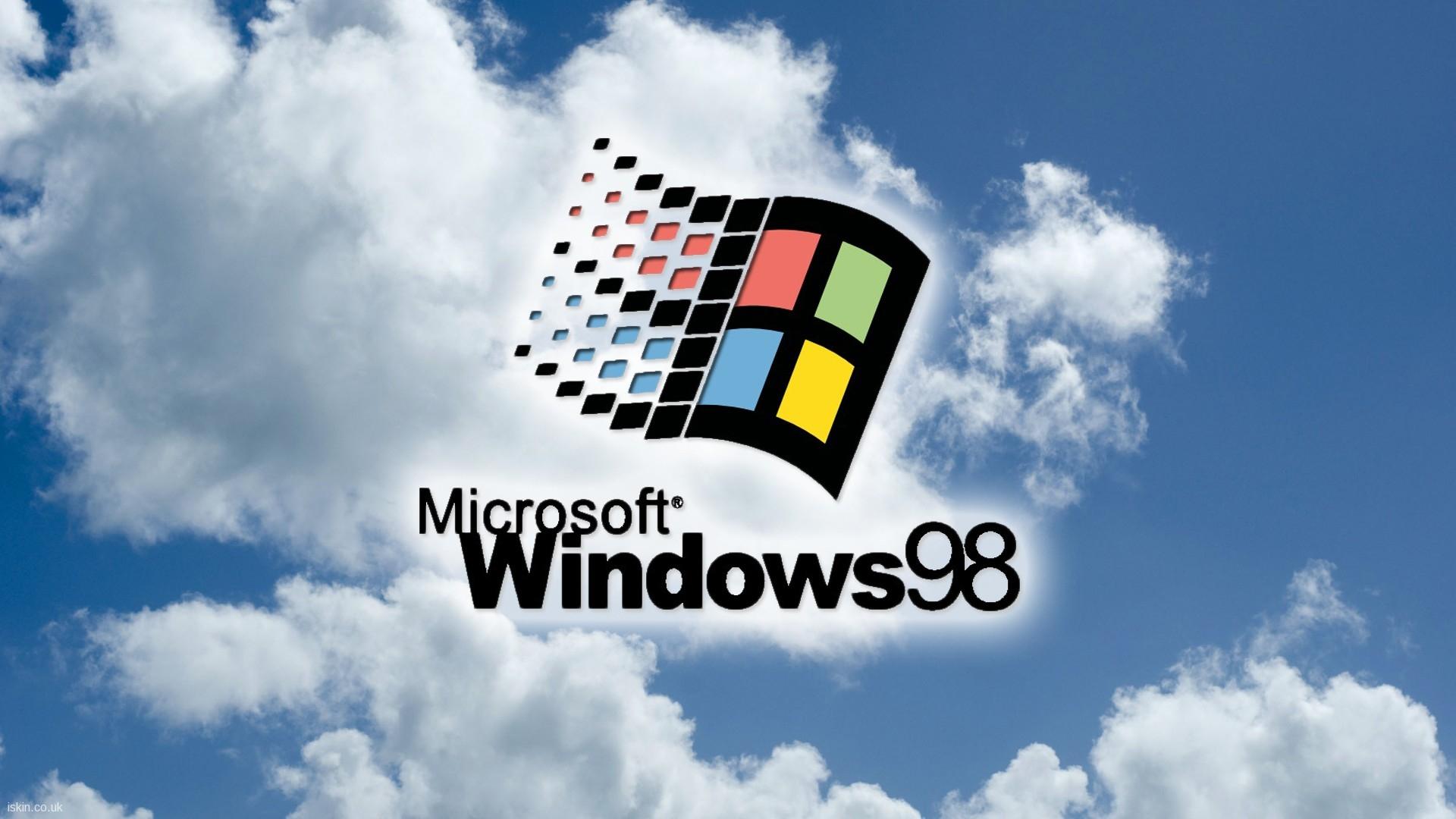 1920x1080 clouds computers geek technology microsoft operating systems old school microsoft windows windows 98