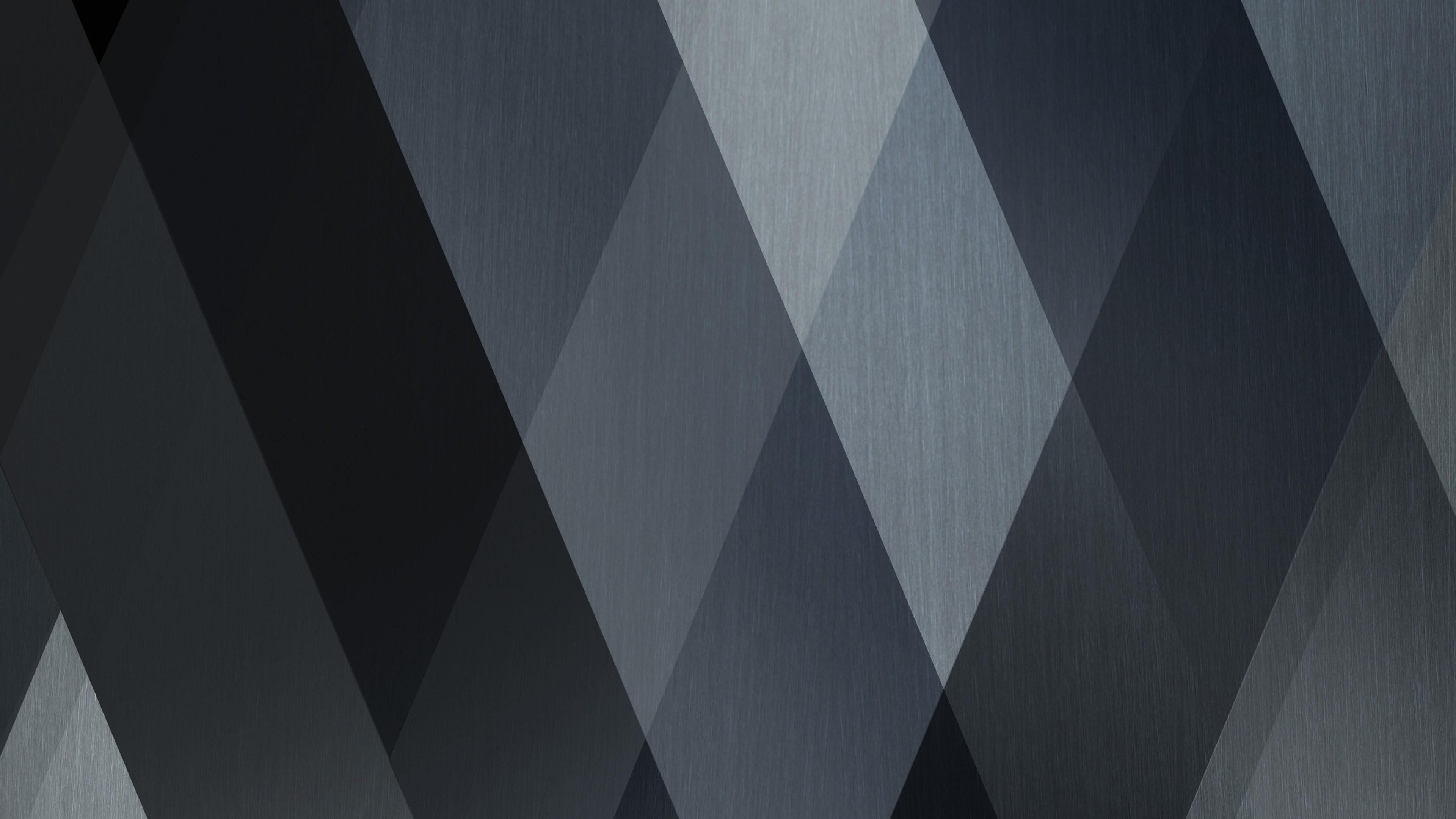 3840x2160 Black Polygon Wallpaper, Picture