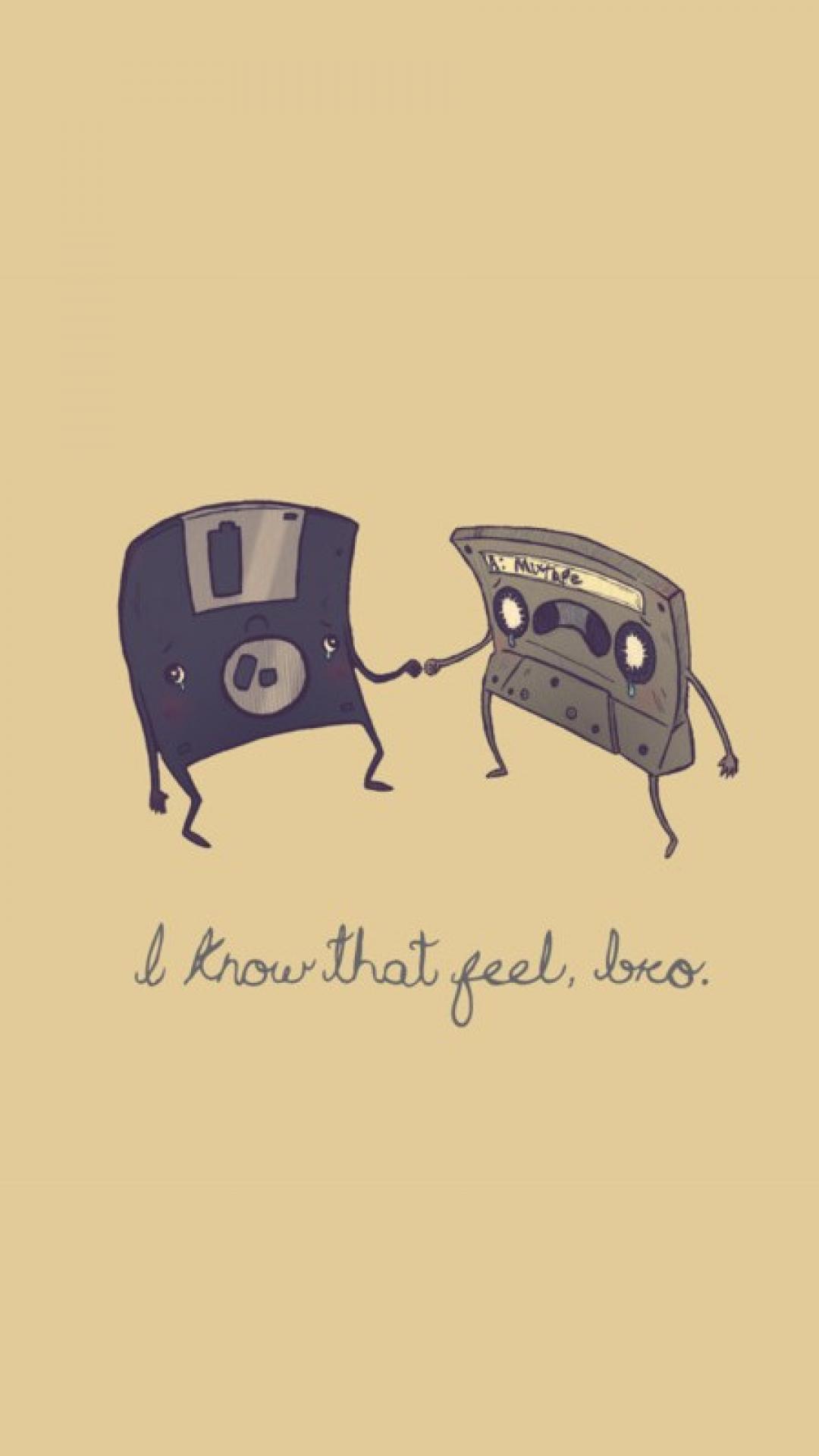 1080x1920 Bro audio tapes memes old school wallpaper