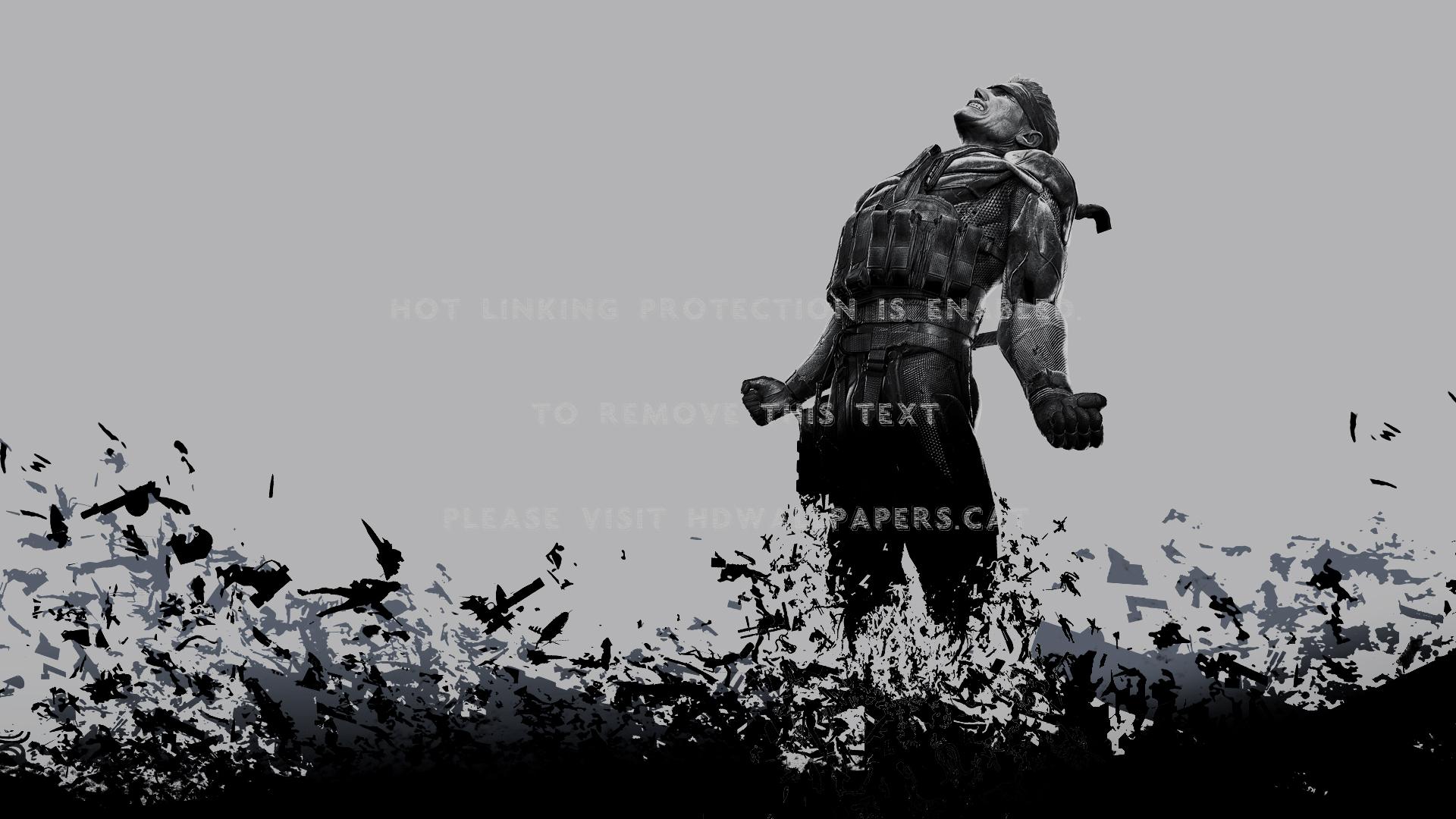 1920x1080 solid snake mgs4 metal gear games