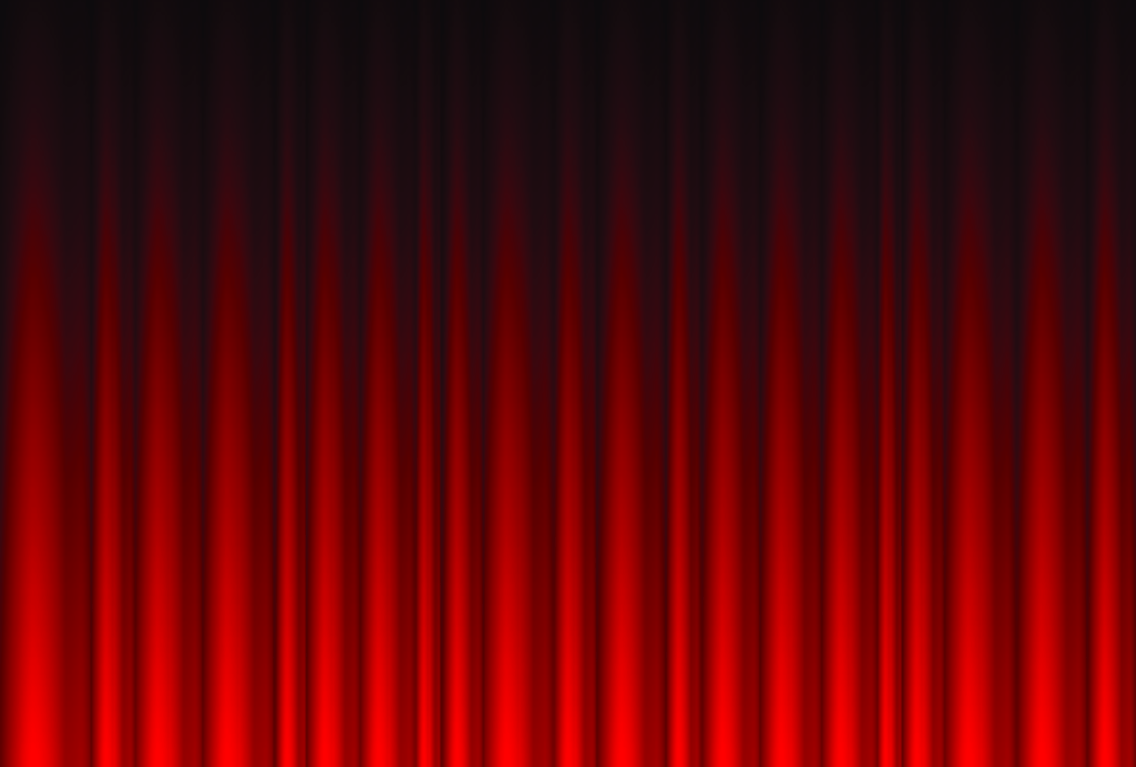 1136x767 Red Curtain Vector