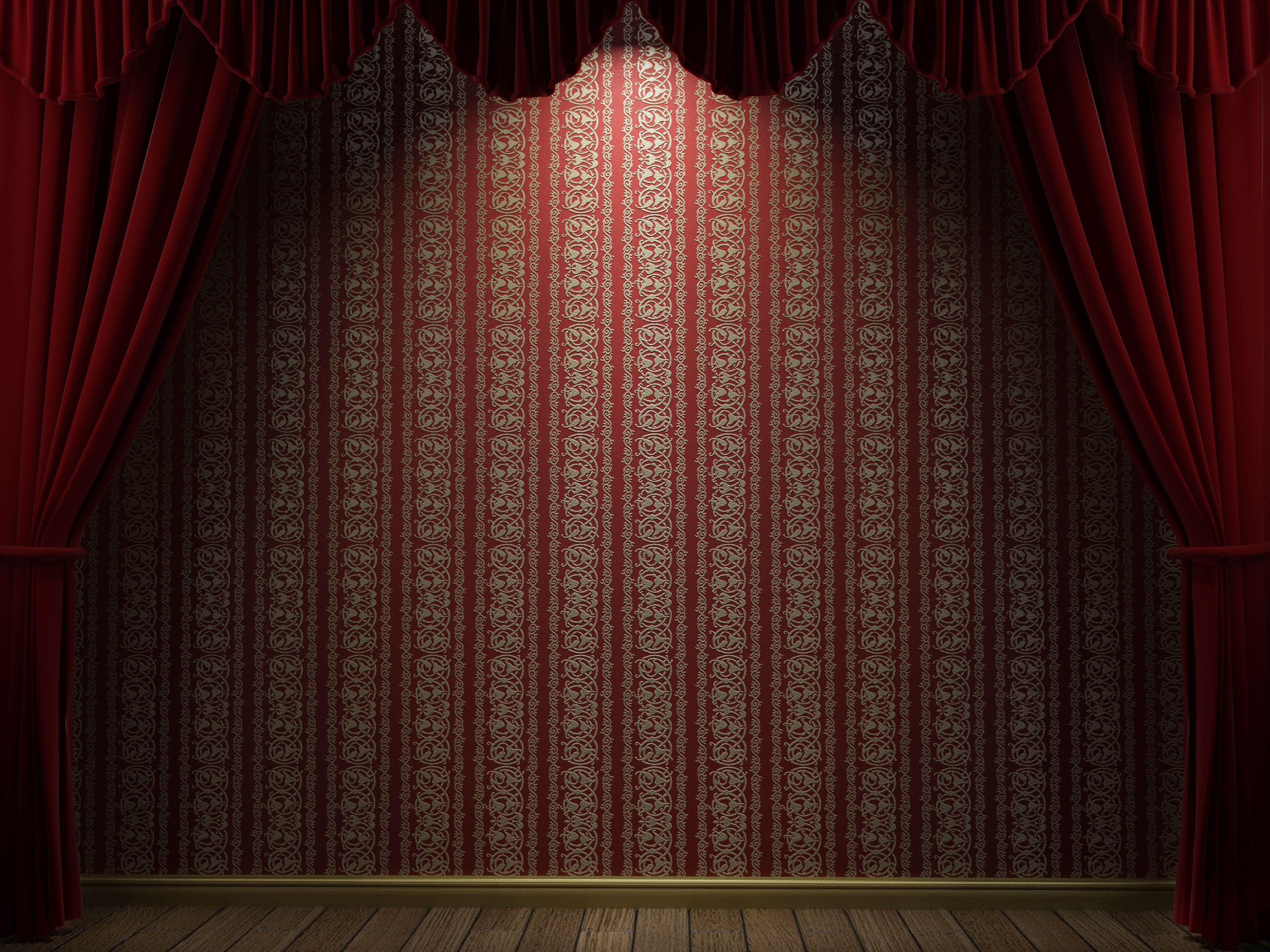 4000x3000 Stage Curtains Desktop Wallpaper