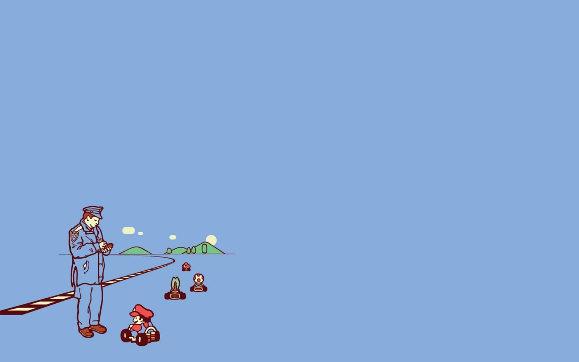 1920x1200 mario kart fan art nintendo video games wallpaper