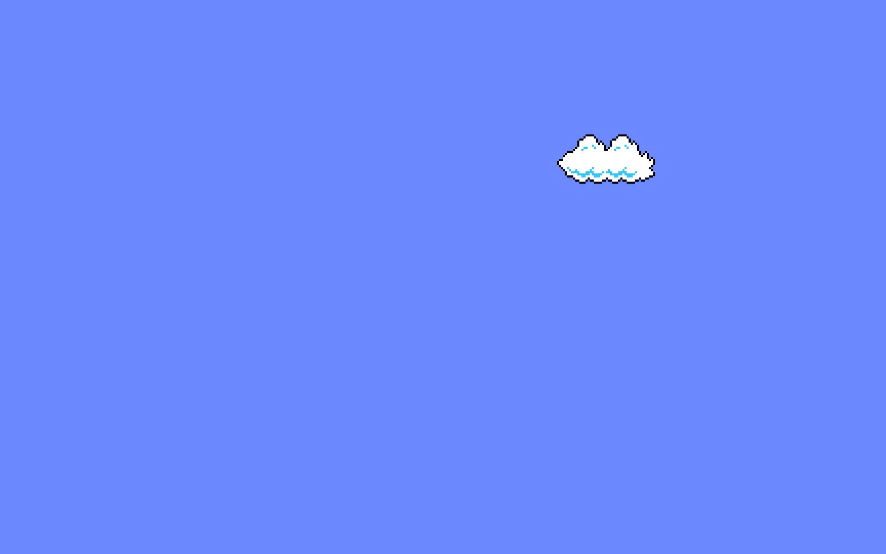 2880x1800 Super Mario Clouds Minimal Art 4k Macbook Pro Retina HD 4k Wallpaper, Image, Background, Photo and Picture