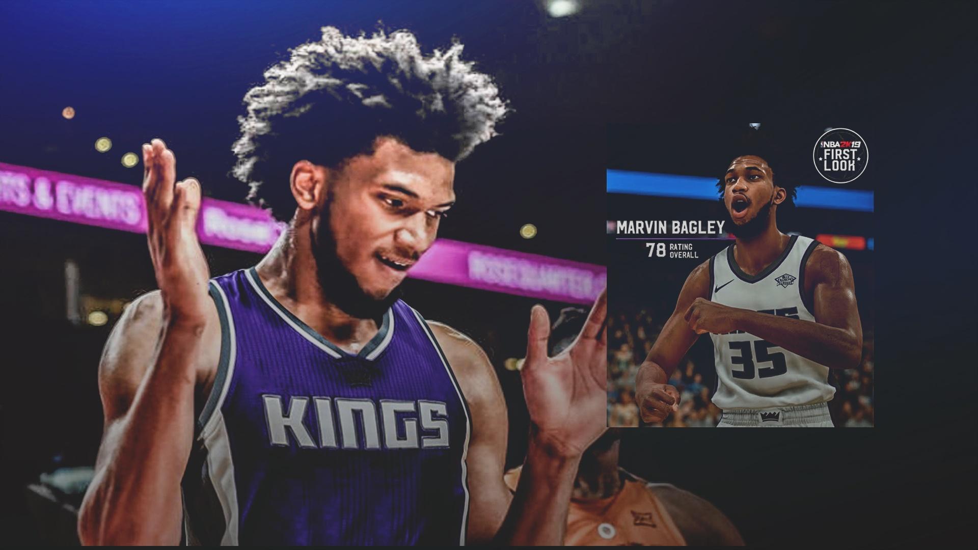 1920x1080 Kings news: Marvin Bagley finds his NBA 2K19 rating laughable