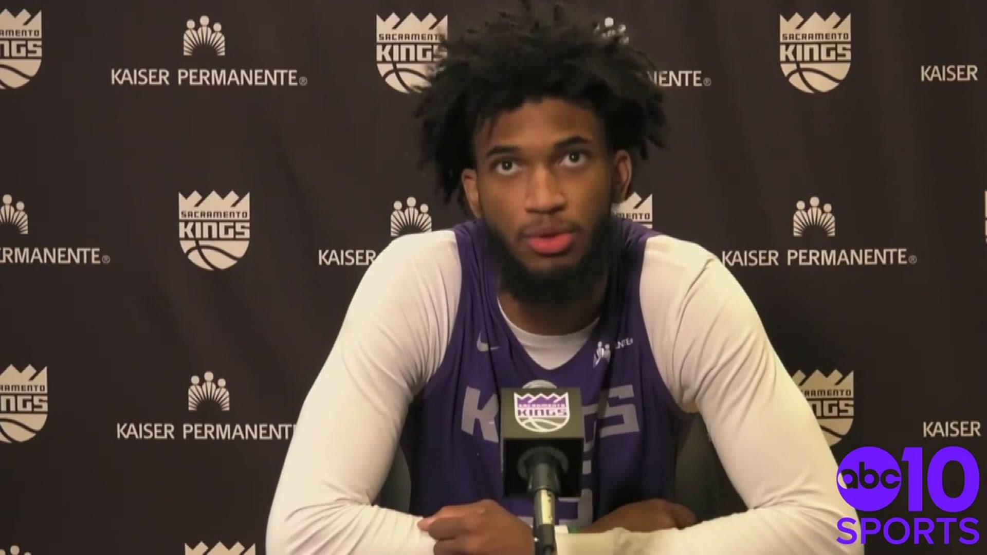 1920x1080 Marvin Bagley III on his first game experiences in Kings preseason, managing excitement to compete