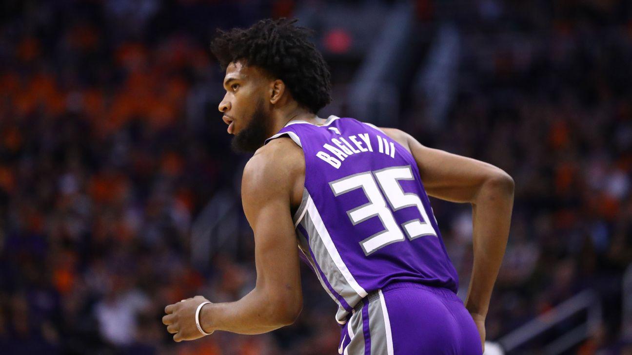 1296x729 Kings' Marvin Bagley (foot) out at least 3 more weeks