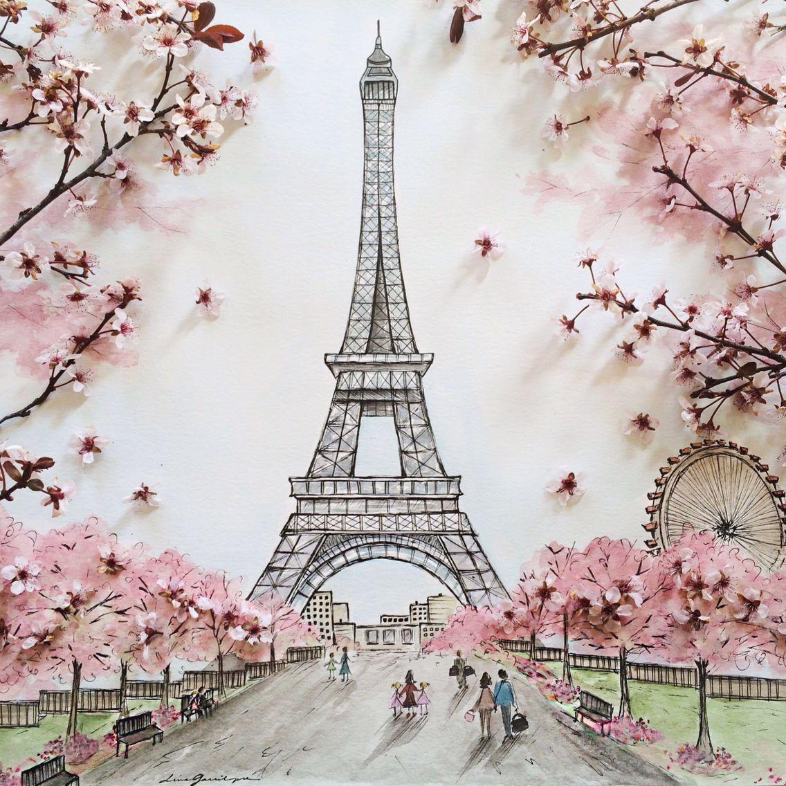 Paris Watercolor Wallpapers - Top Free Paris Watercolor Backgrounds - Wallpaperaccess