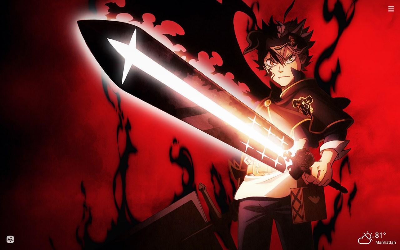 1280x800 Black Clover HD Wallpaper New Tab Edge Addons
