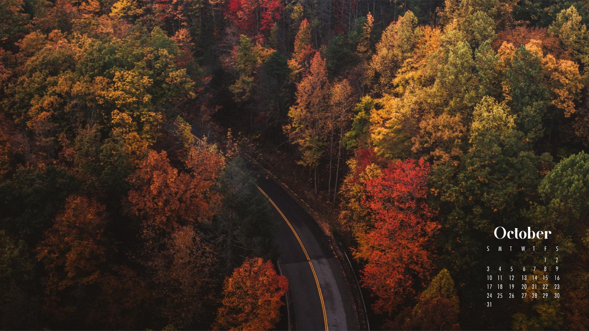 1920x1080 October Calendar Wallpaper Best Desktop & Phone Background