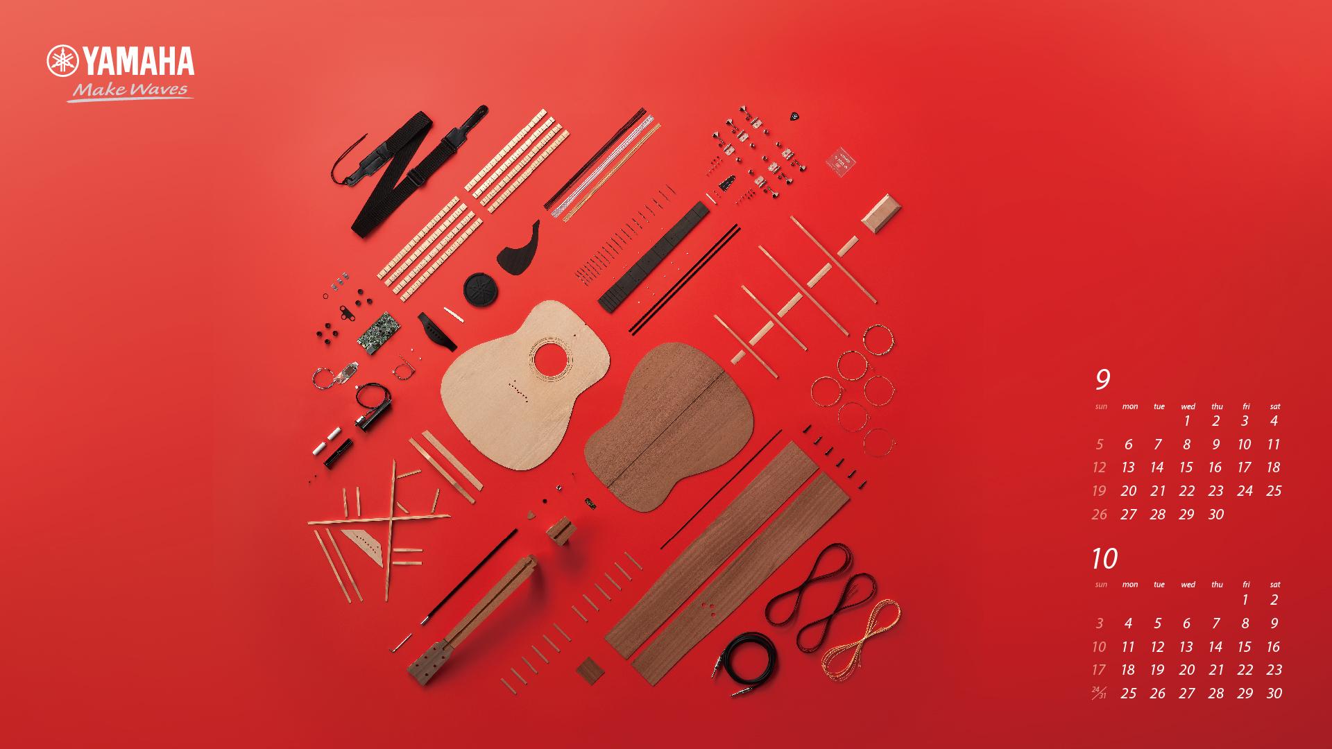 1920x1080 Calendar and Wallpaper