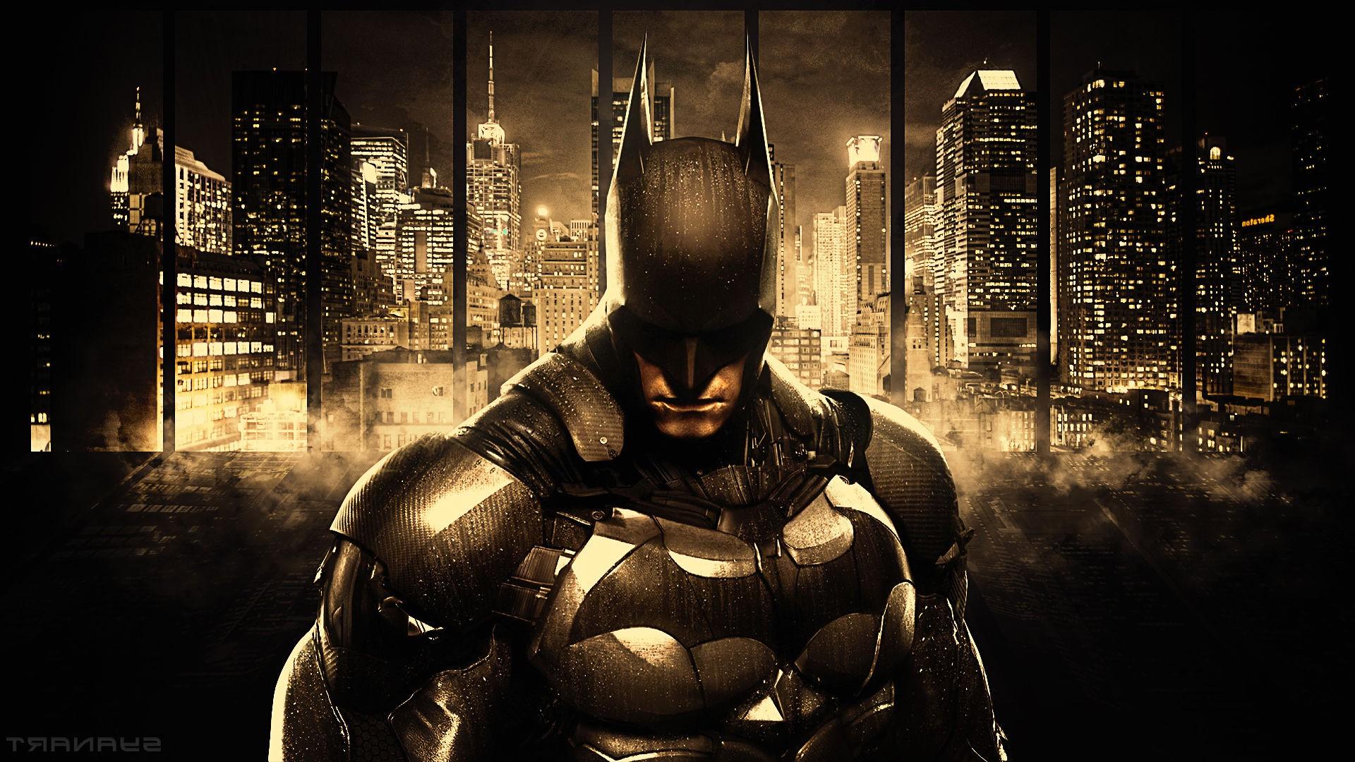 1920x1080 Batman, Comics, DC Comics, Concept Art, Gotham City, Gotham, Cityscape, Skyscraper, Batman: Arkham Knight Wallpaper HD / Desktop and Mobile Background