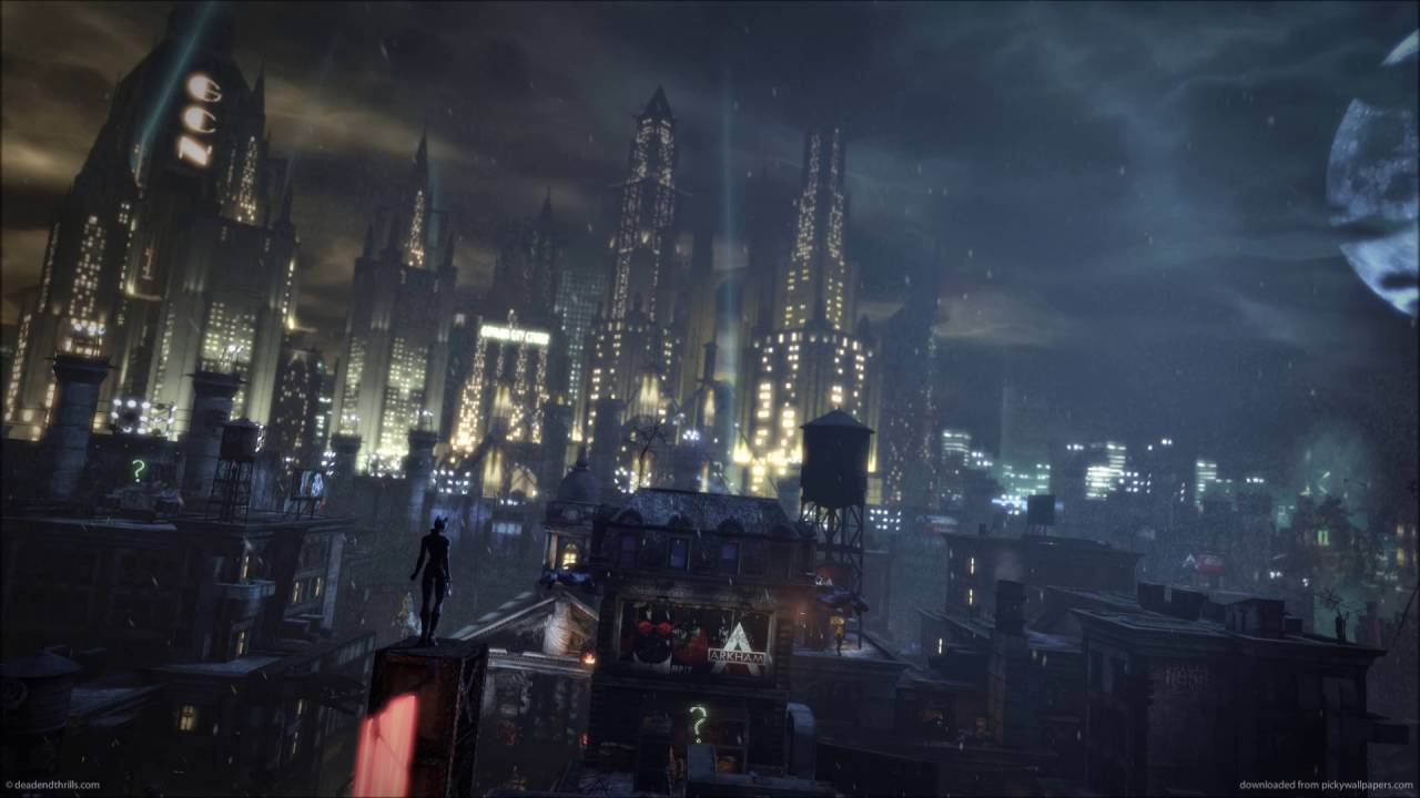 1280x720 Gotham City / Arkham City Rooftops (Batman)