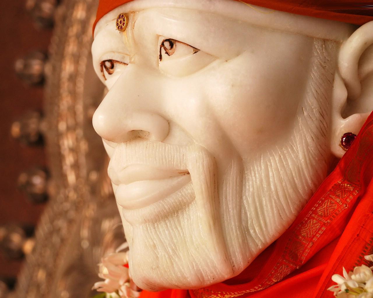 1280x1024 peartreedesigns: Sai Baba Wallpaper
