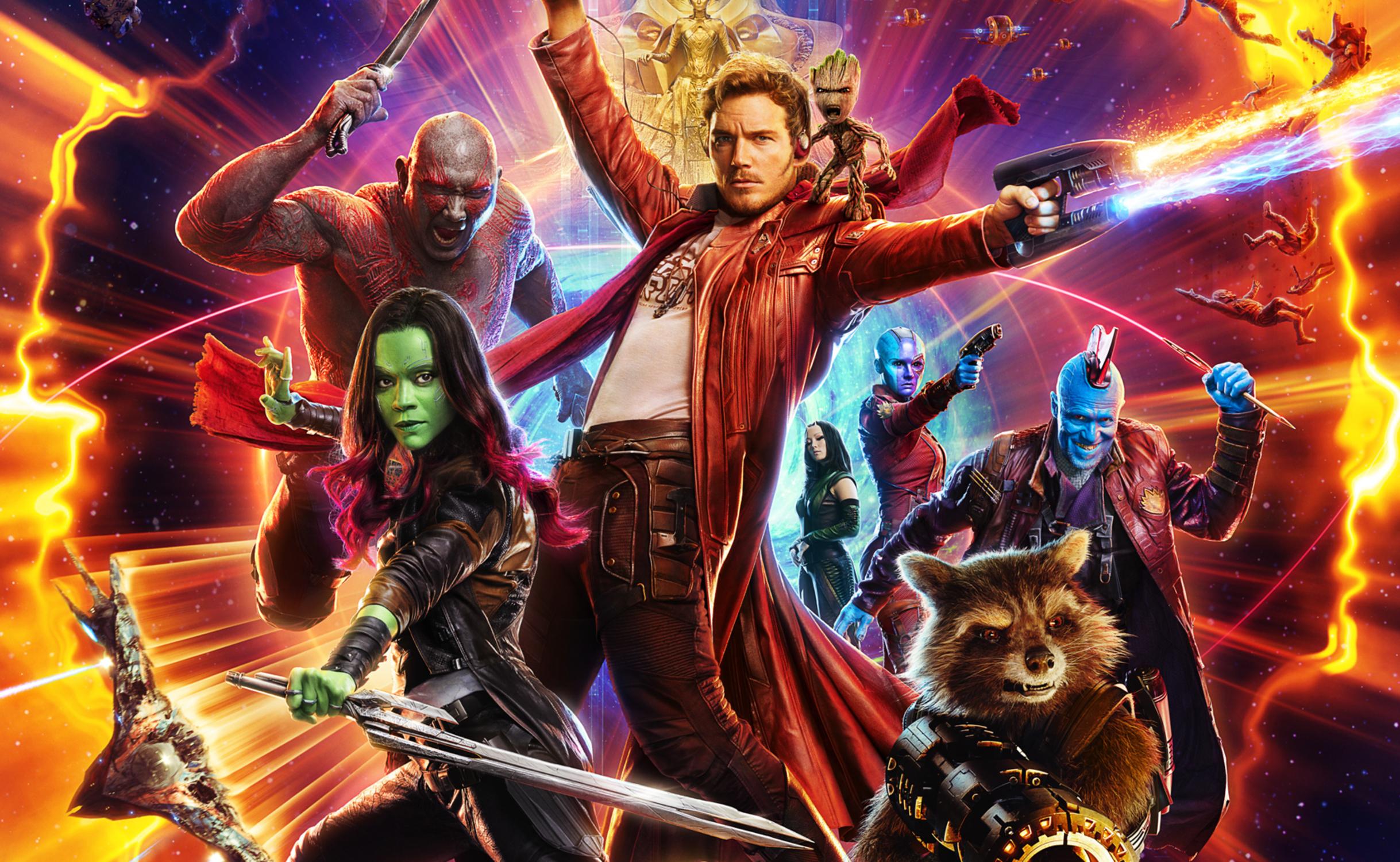 2437x1500 Guardians Of The Galaxy Vol. 2 Director Shares Adorable Cast Photo