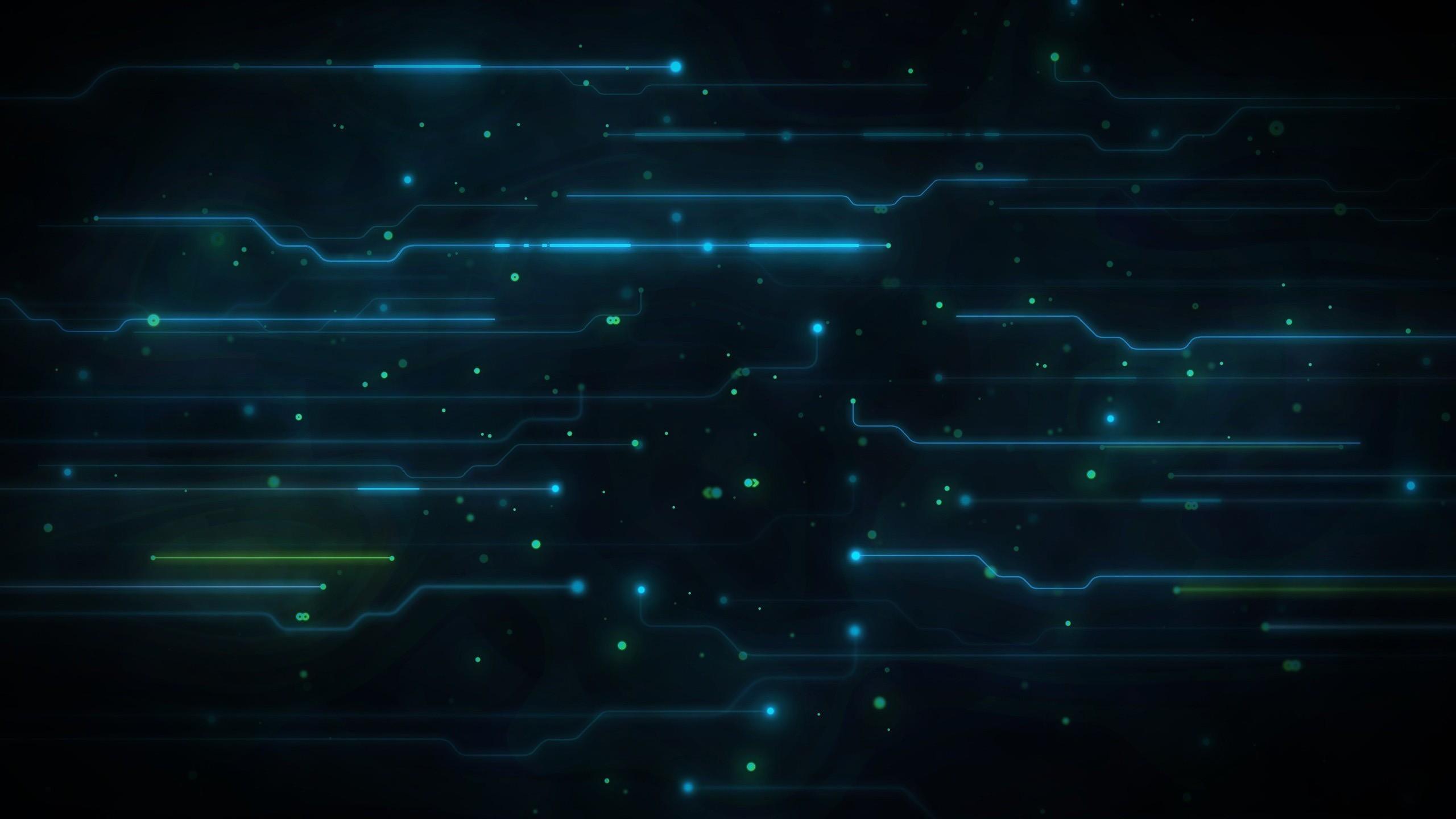 2560x1440 digital Art, Circuits Wallpaper HD / Desktop and Mobile Background