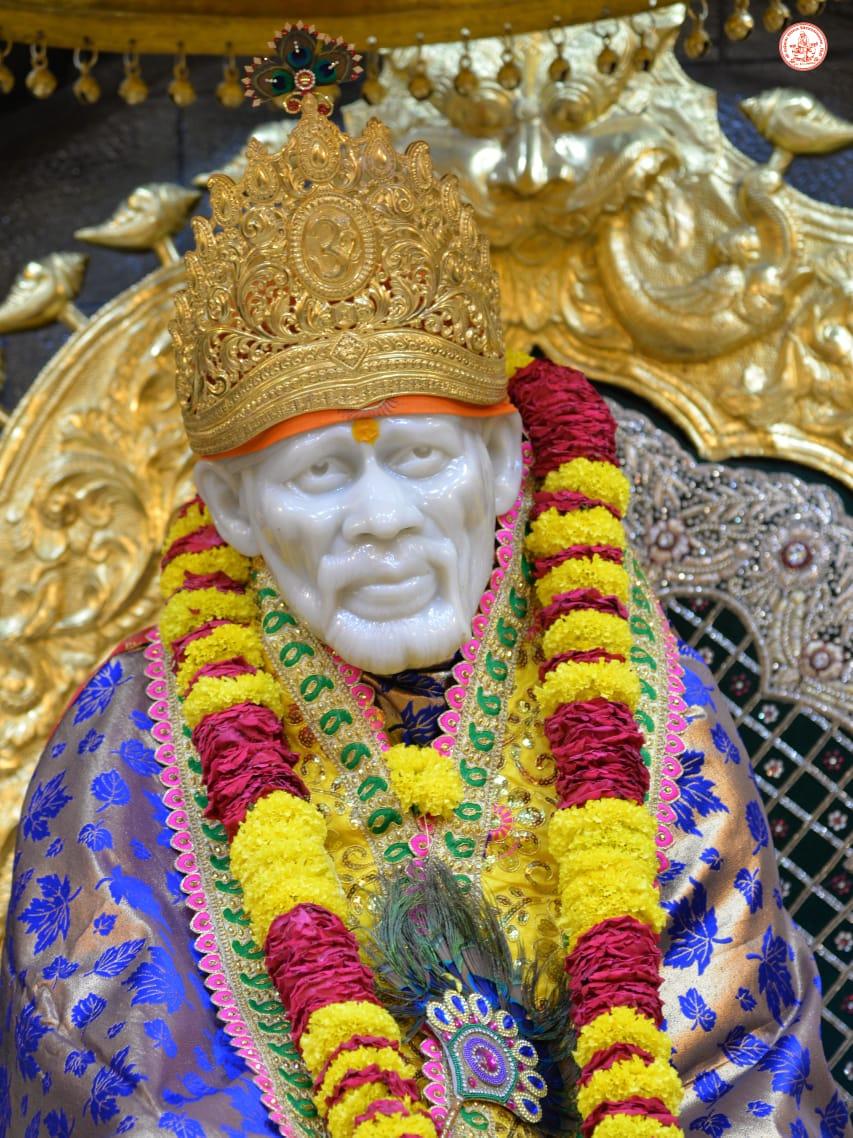 853x1138 Shirdi Sai Baba Photo Full HD Wallpaper 1080P