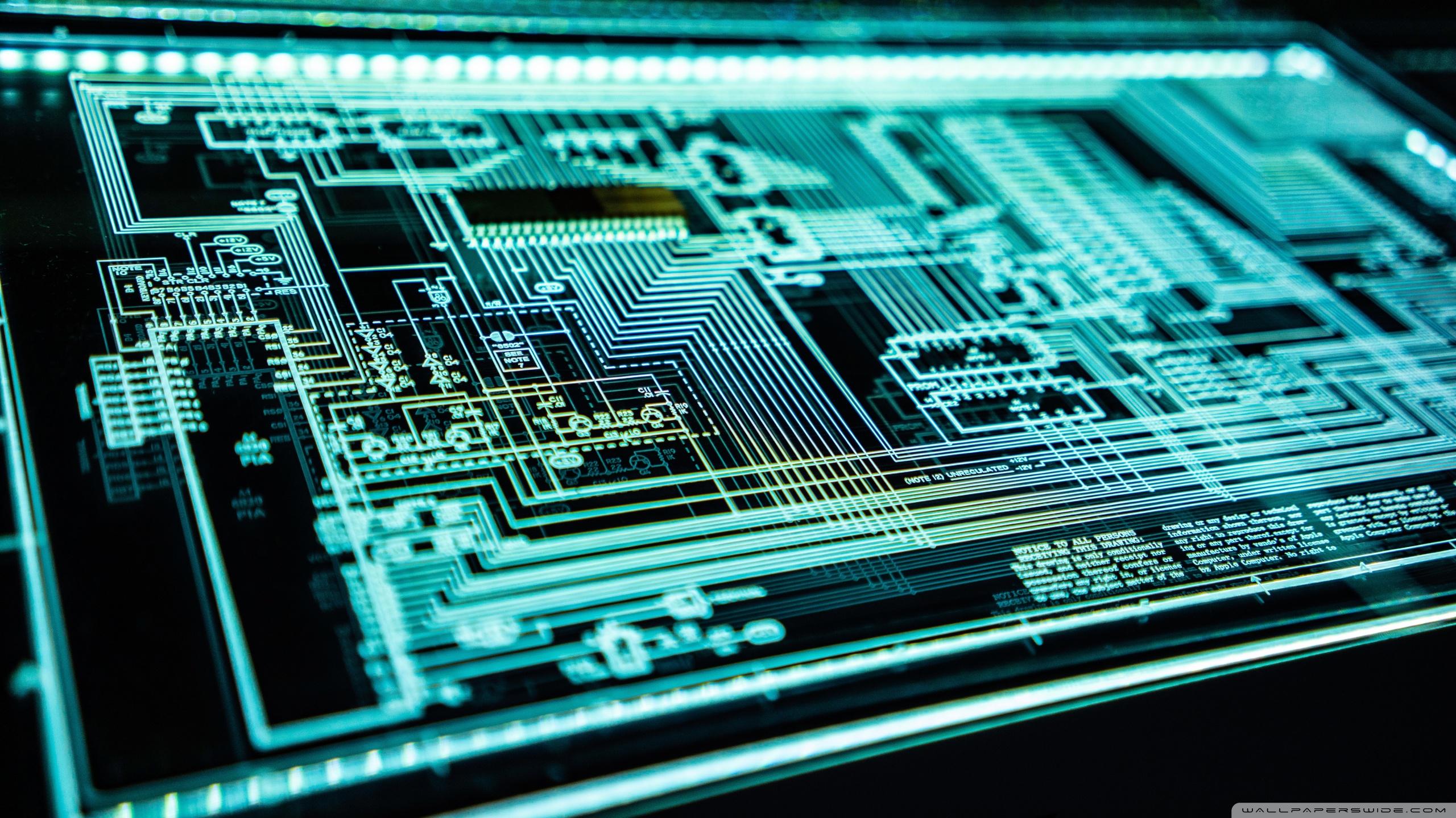 2560x1440 Printed Circuit Board PCB Ultra HD Desktop Background Wallpaper for 4K UHD TV : Widescreen & UltraWide Desktop & Laptop