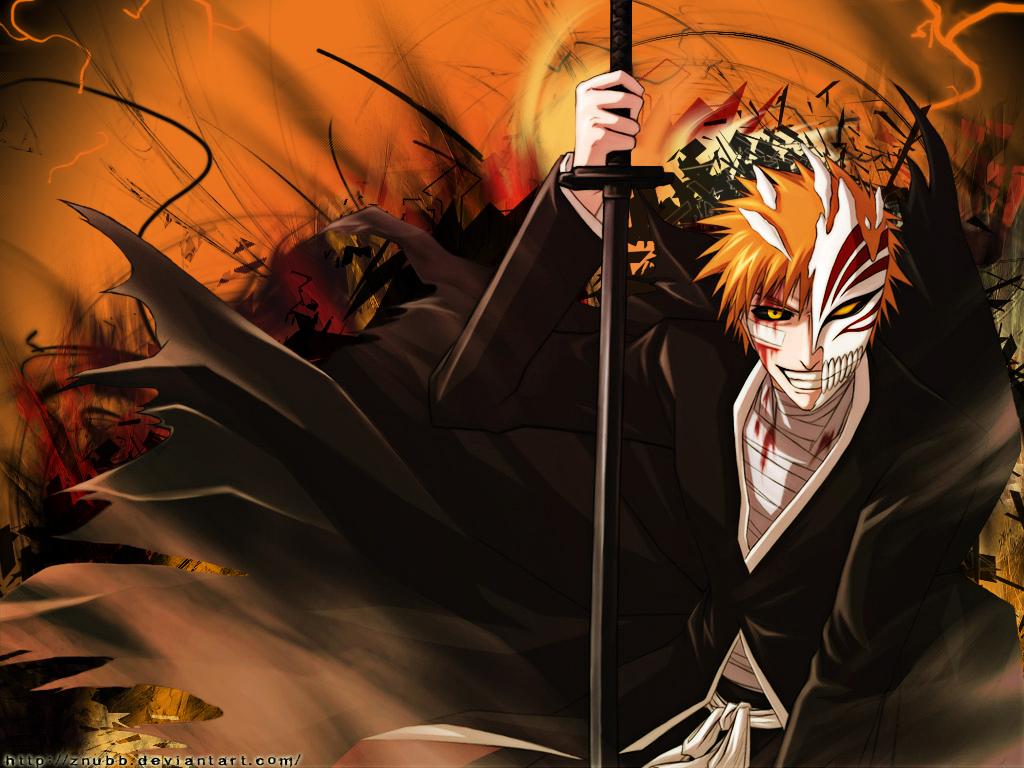 1024x768 Ichigo Kurosaki Anime Wallpaper