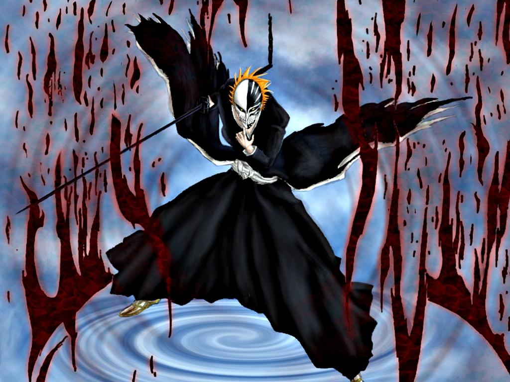 Kurosaki Ichigo Bankai initial form  Tensa Zangetsu Wallpaper  Digital  wallpaper Bleach anime Bleach ichigo bankai