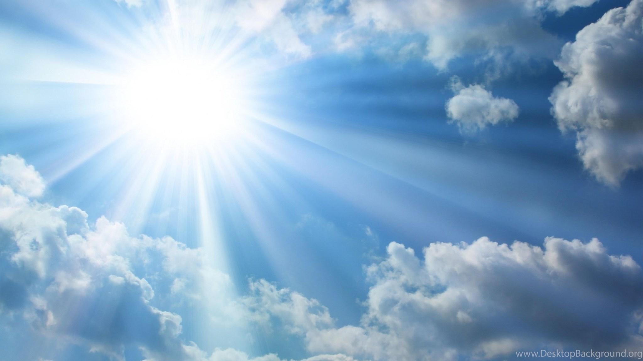 2048x1152 Gallery For Blue Sky Sun Wallpaper Desktop Background