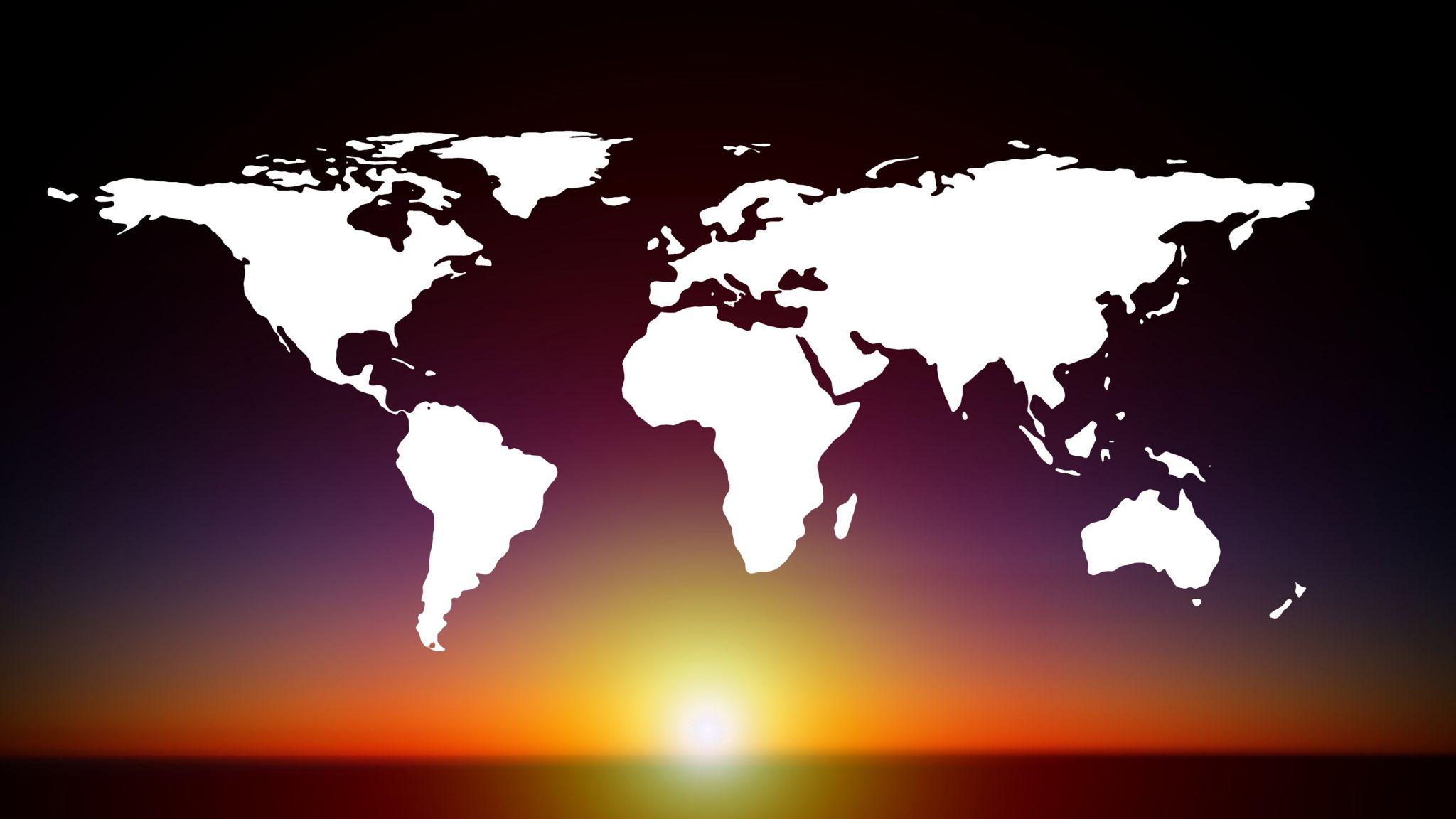 2048x1152 World Map wallpaper in 2048x1152 resolution
