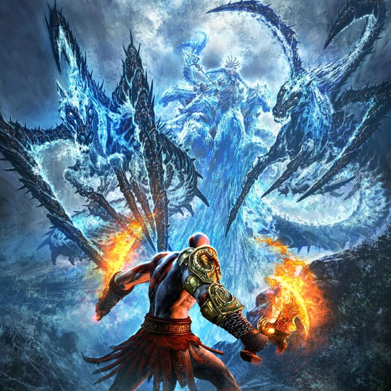 1280x1280 Wallpaper God Of War Kratos, Video Games, Artwork • Wallpaper For You HD Wallpaper For Desktop & Mobile