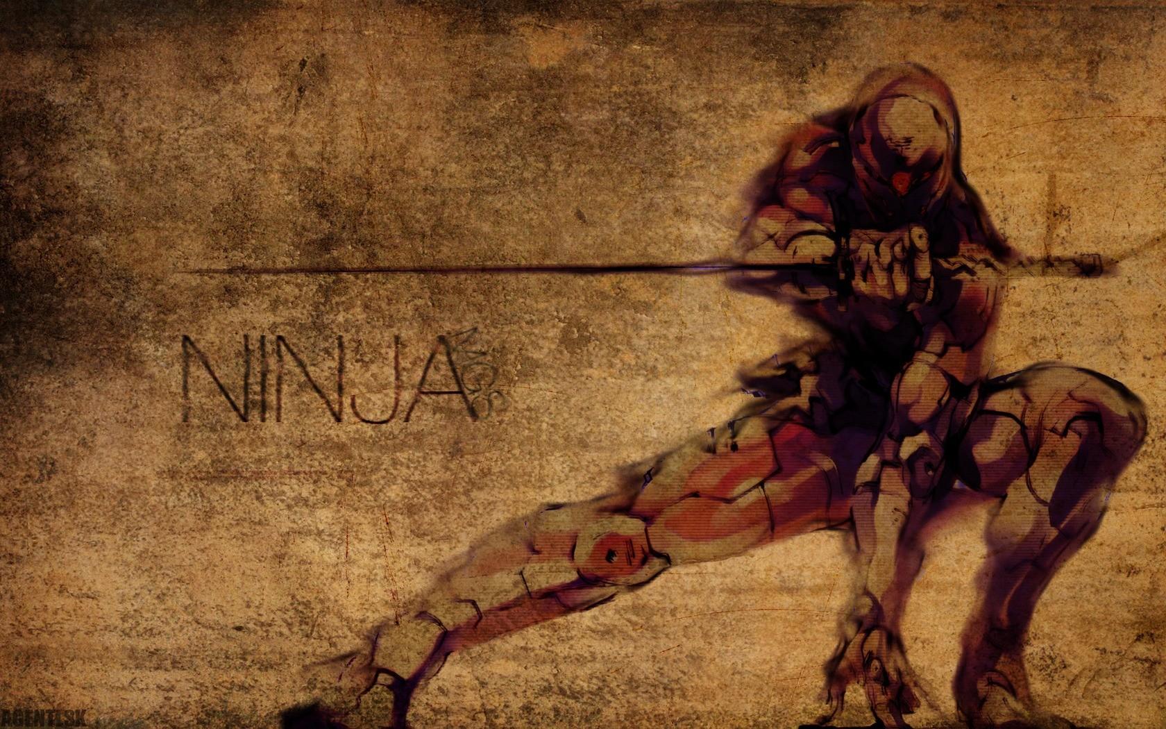 1680x1050 Ninja, Fan art, Metal Gear Solid Wallpaper HD / Desktop and Mobile Background