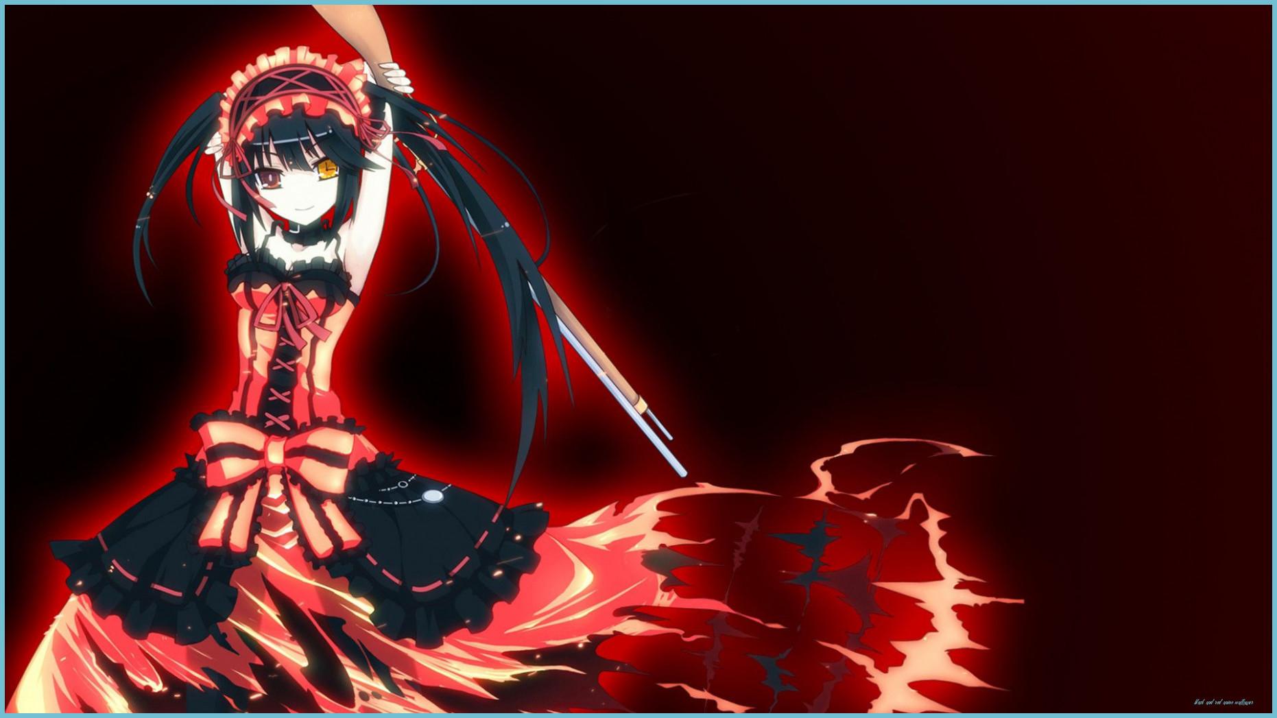 1862x1047 Red Anime Girl Wallpaper Free Red Anime Girl Background And Red Anime Wallpaper