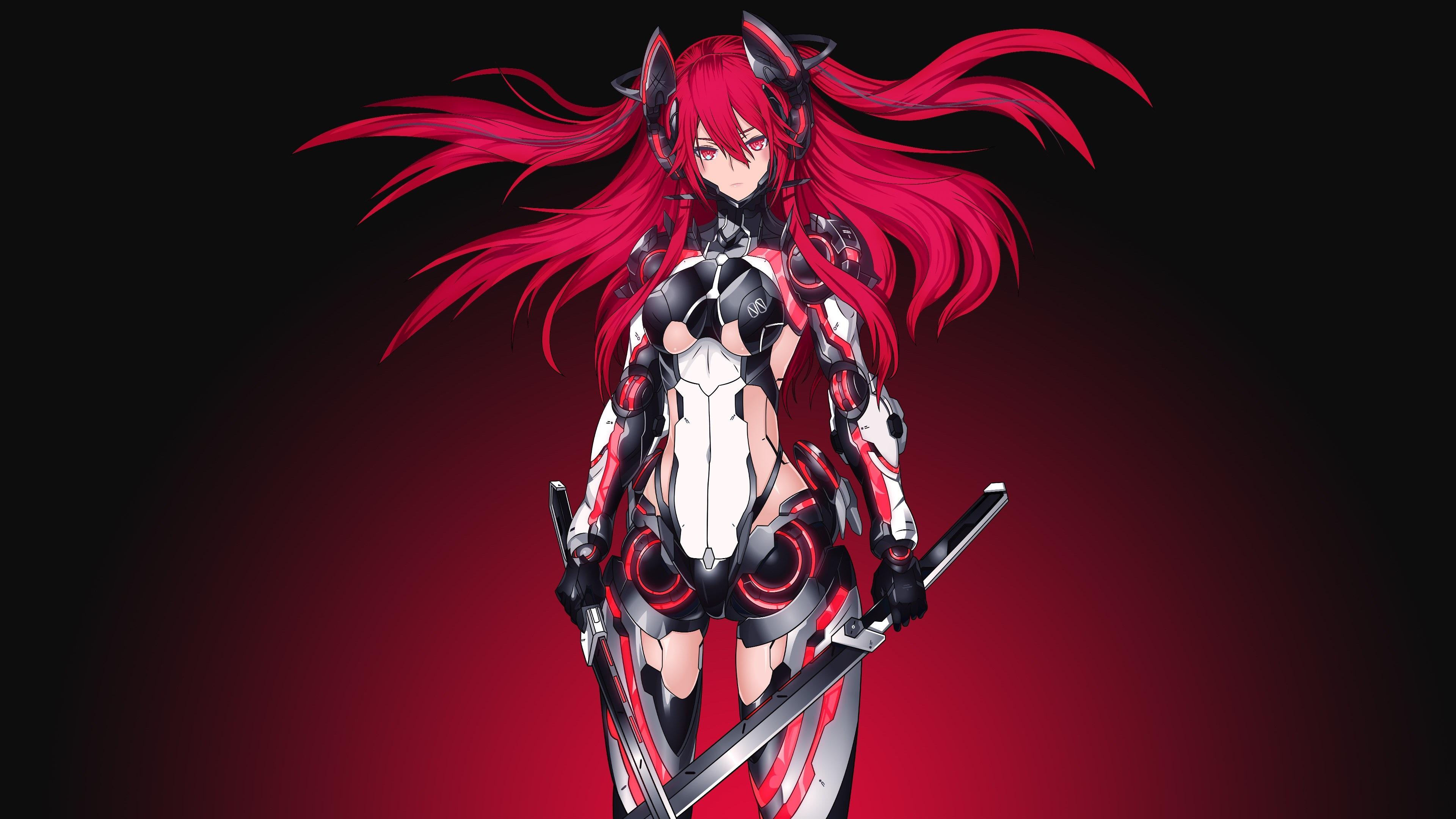 3840x2160 3840x2160 mecha girl 4k pc wallpaper download