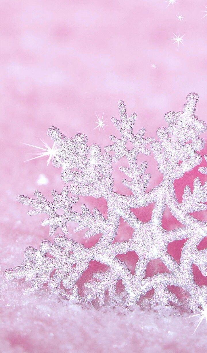 Falling snow christmas holiday pink snow sparkle winter HD phone  wallpaper  Peakpx