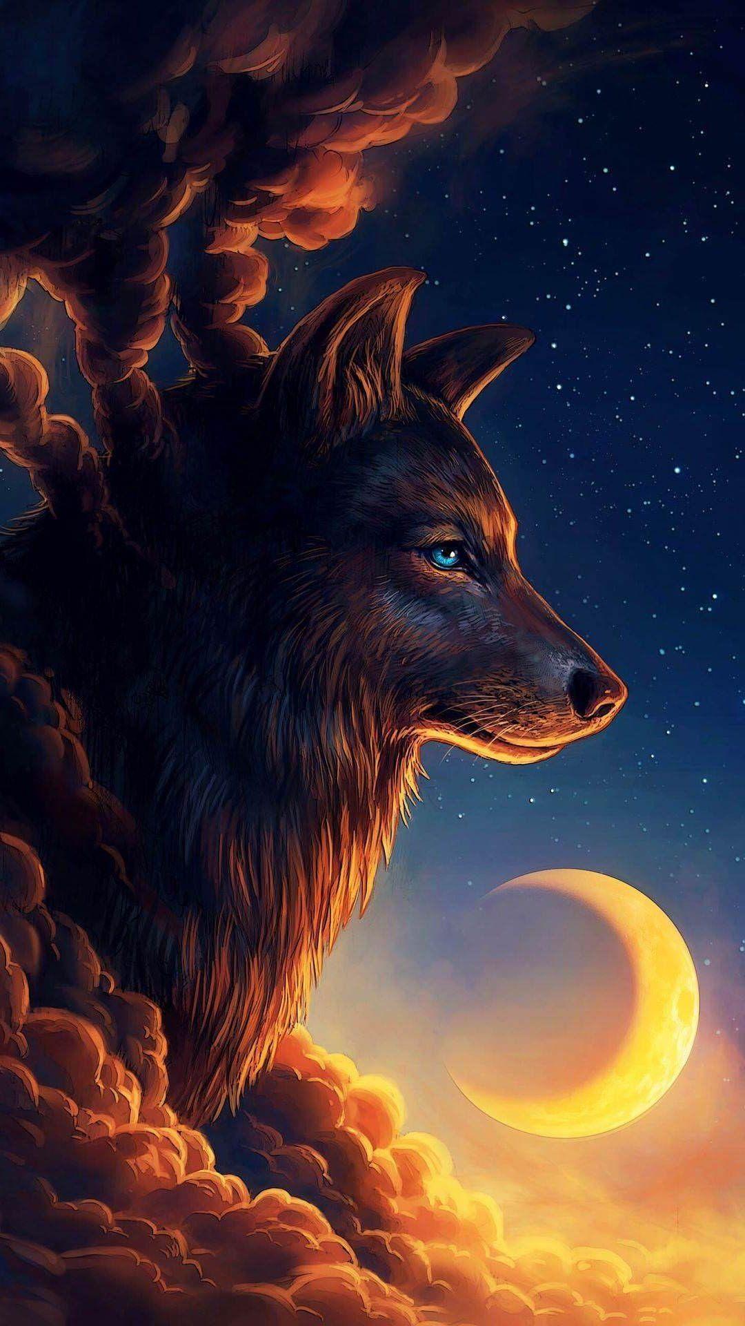 1080x1920 Wolf Wallpaper