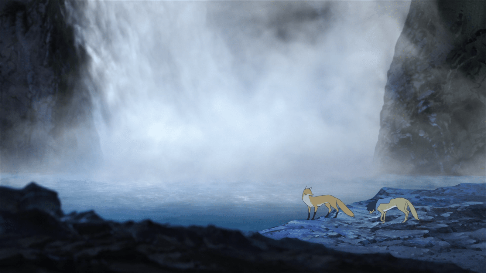 1600x900 Ame and the fox (Wolf Children) Wallpaper and Background Imagex900