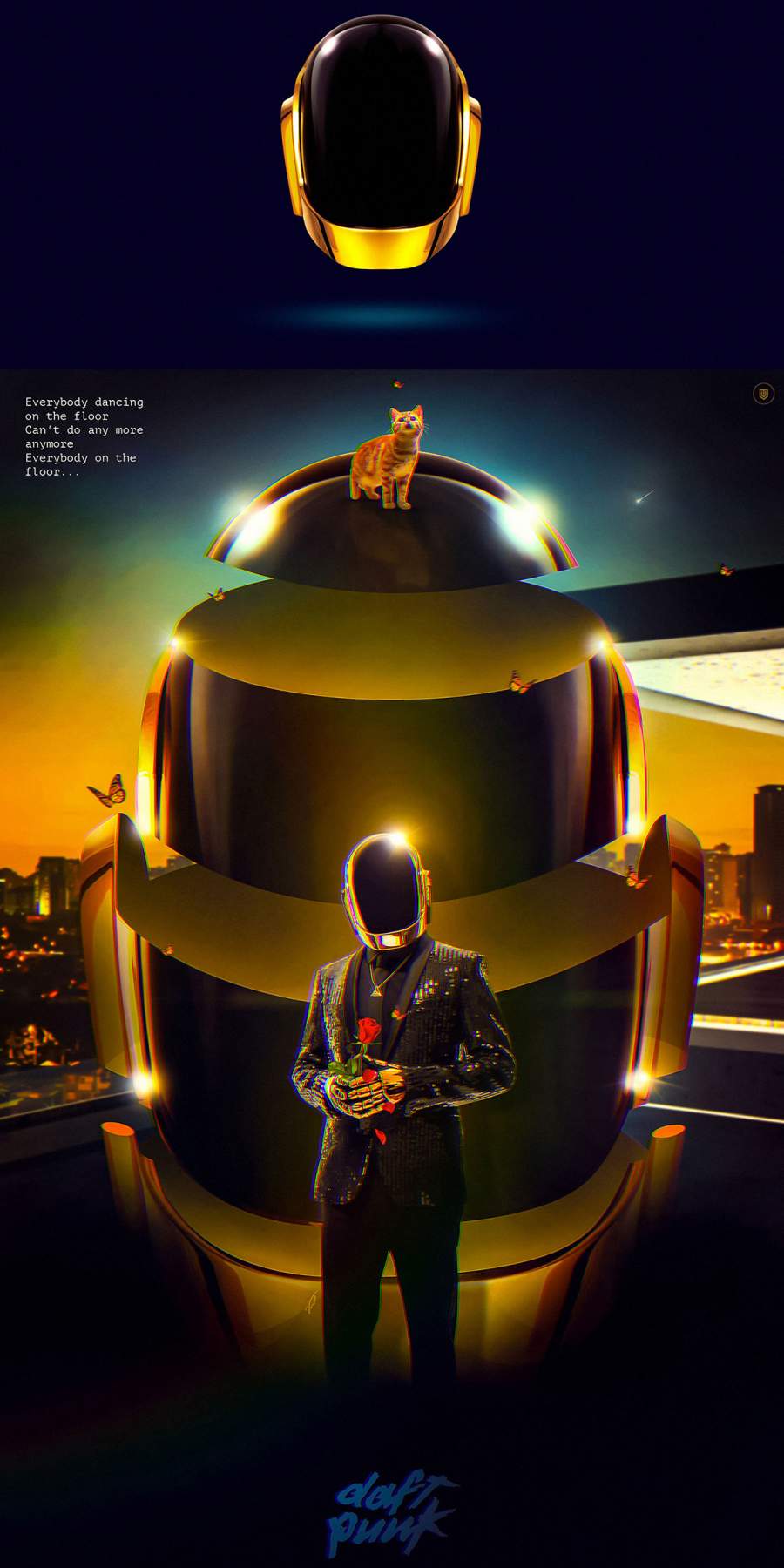 900x1800 Daft Punk Party IPhone Wallpaper Wallpaper : iPhone Wallpaper