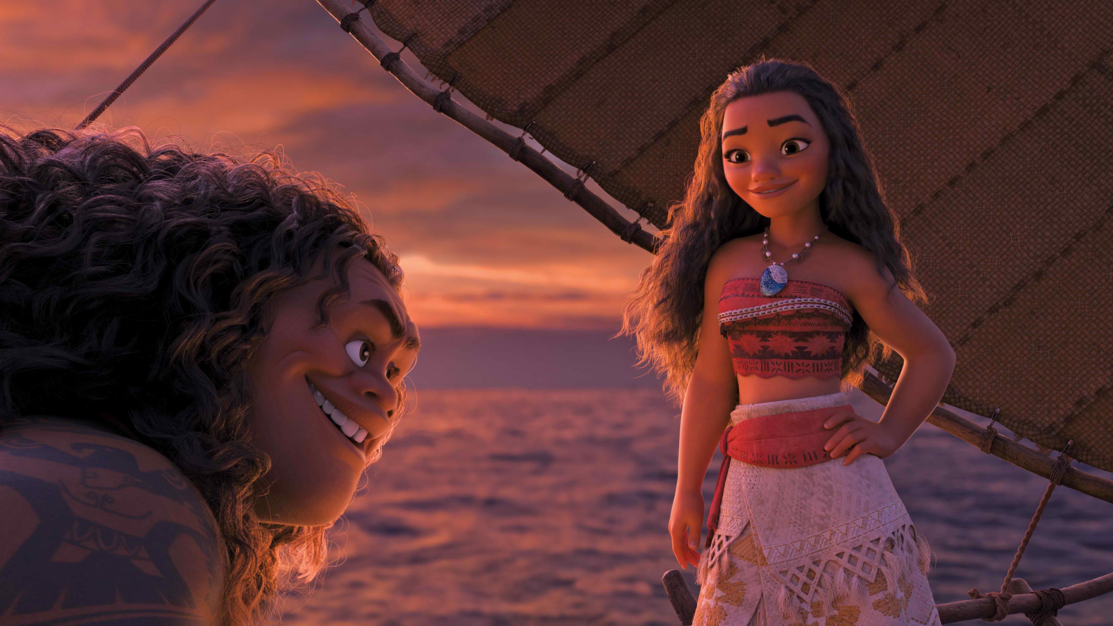 3840x2160 Wallpaper 4k Maui And Moana Wallpaper