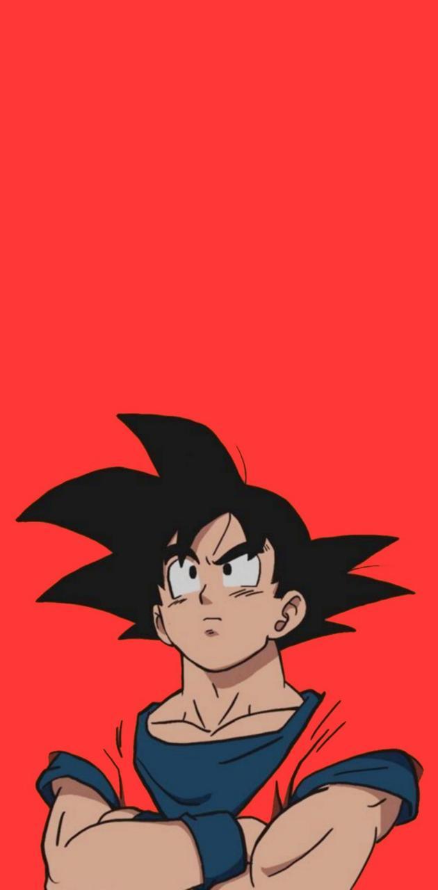 630x1280 Red Goku wallpaper