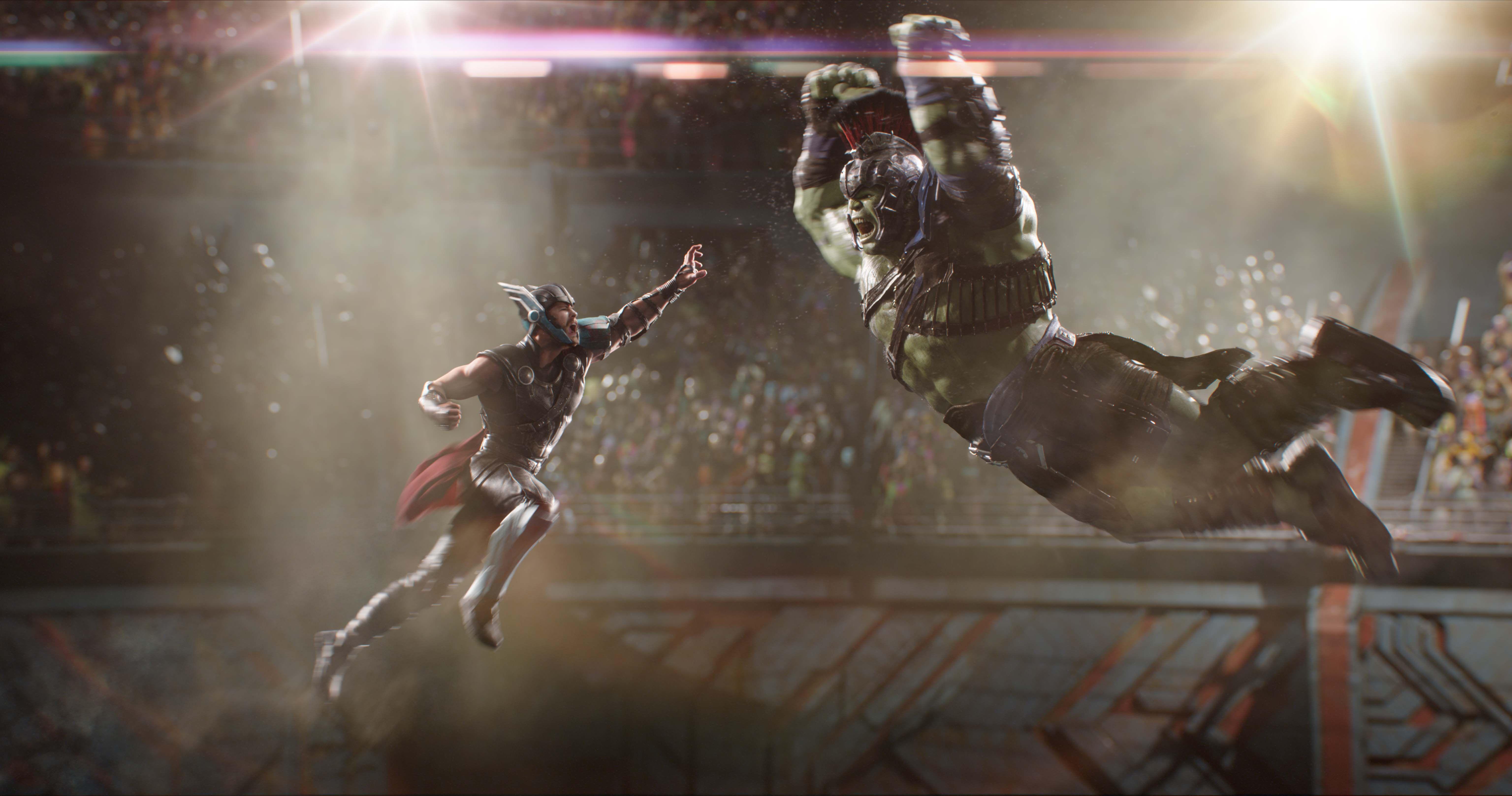 6143x3233 Wallpaper Thor Ragnarok, Thor, Hulk, 4K, Movies