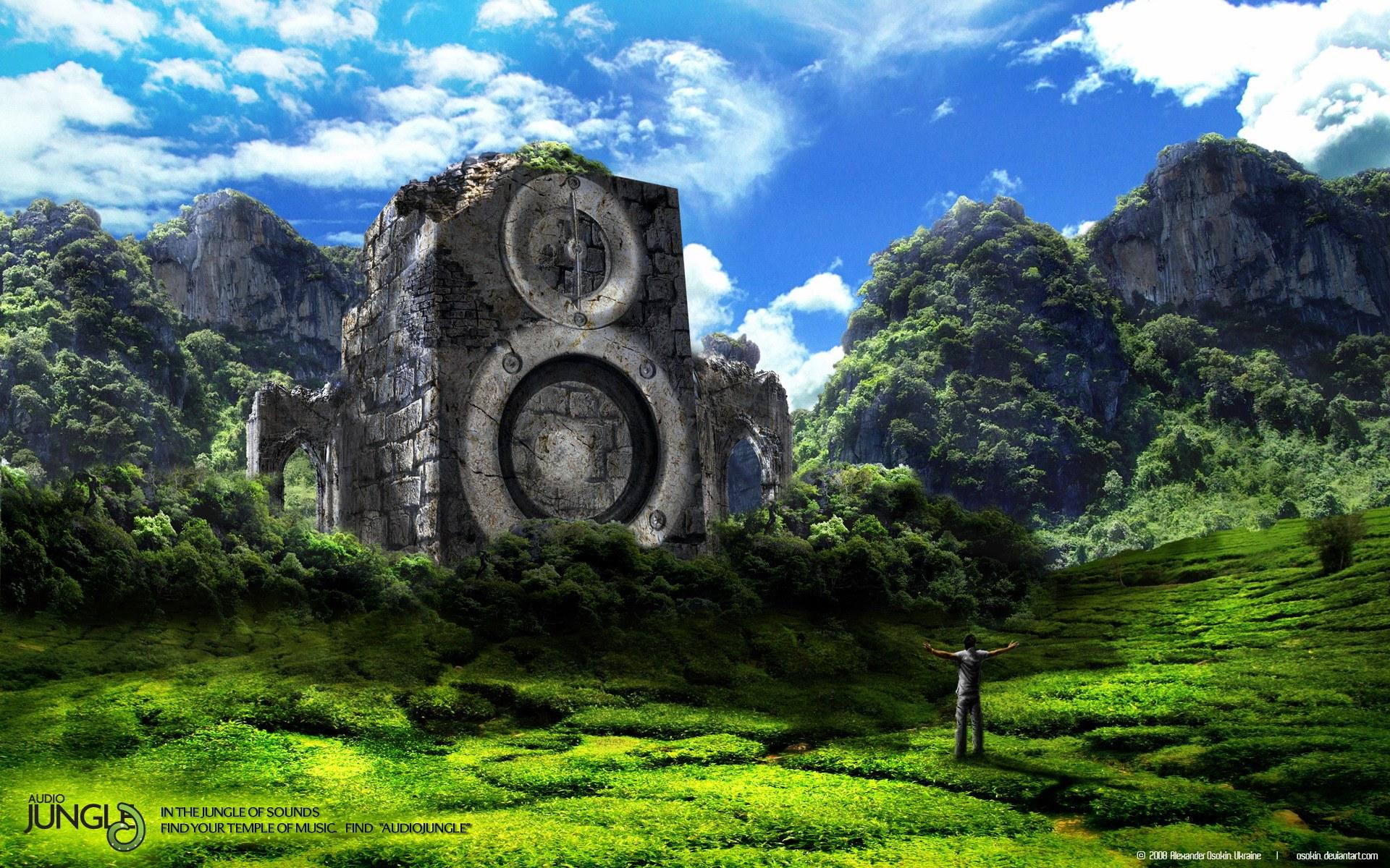 1920x1200 Audio Jungle Creative Design wallpaper 1920x1200 NO.12 Desktop Wallpaper