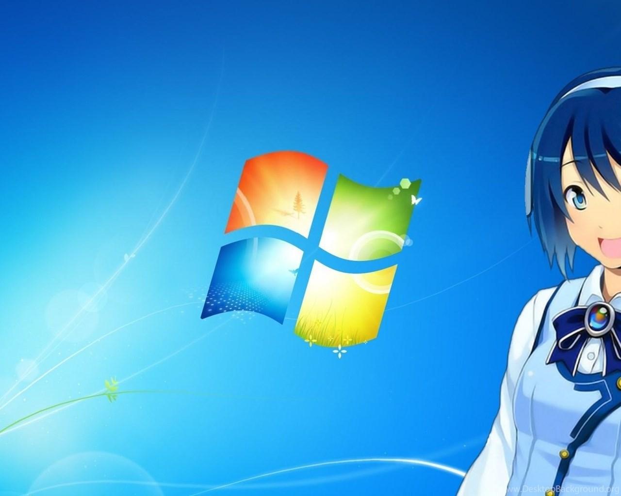1280x1024 Windows Anime Girl Wallpaper Computer Wallpaper Desktop Background