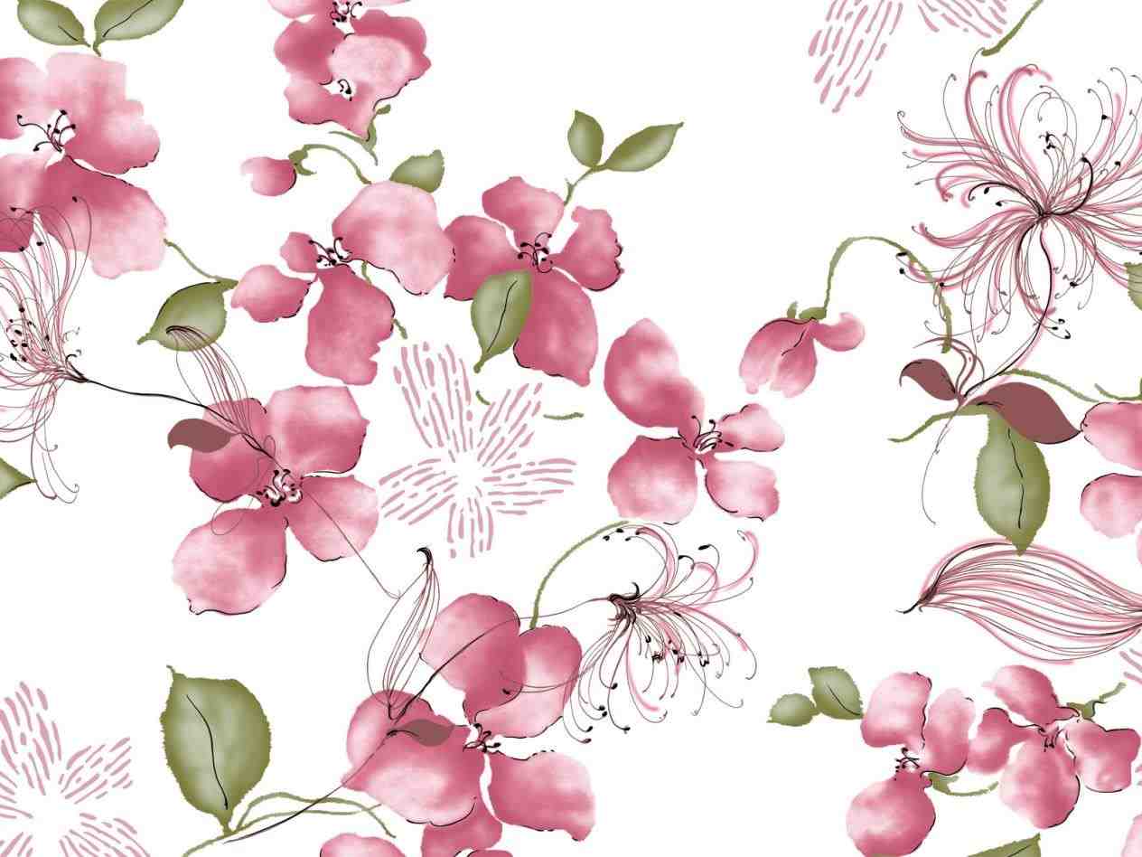 1264x948 Chinese Flower Painting Wallpaper Tag Wallpaper Oriental Painting