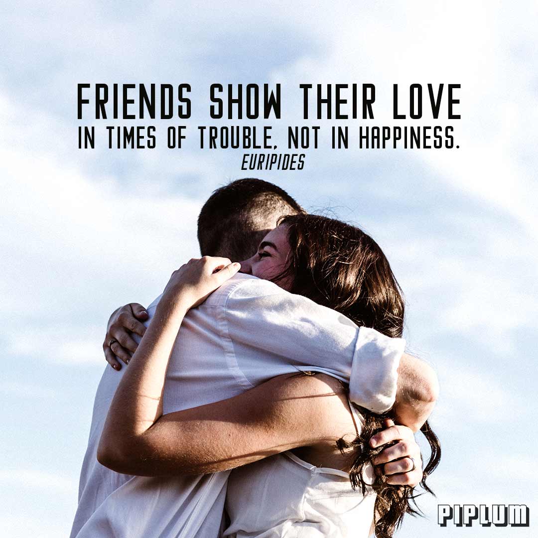 1080x1080 Man And Women Hugging Each Other And Women Friendship Quotes