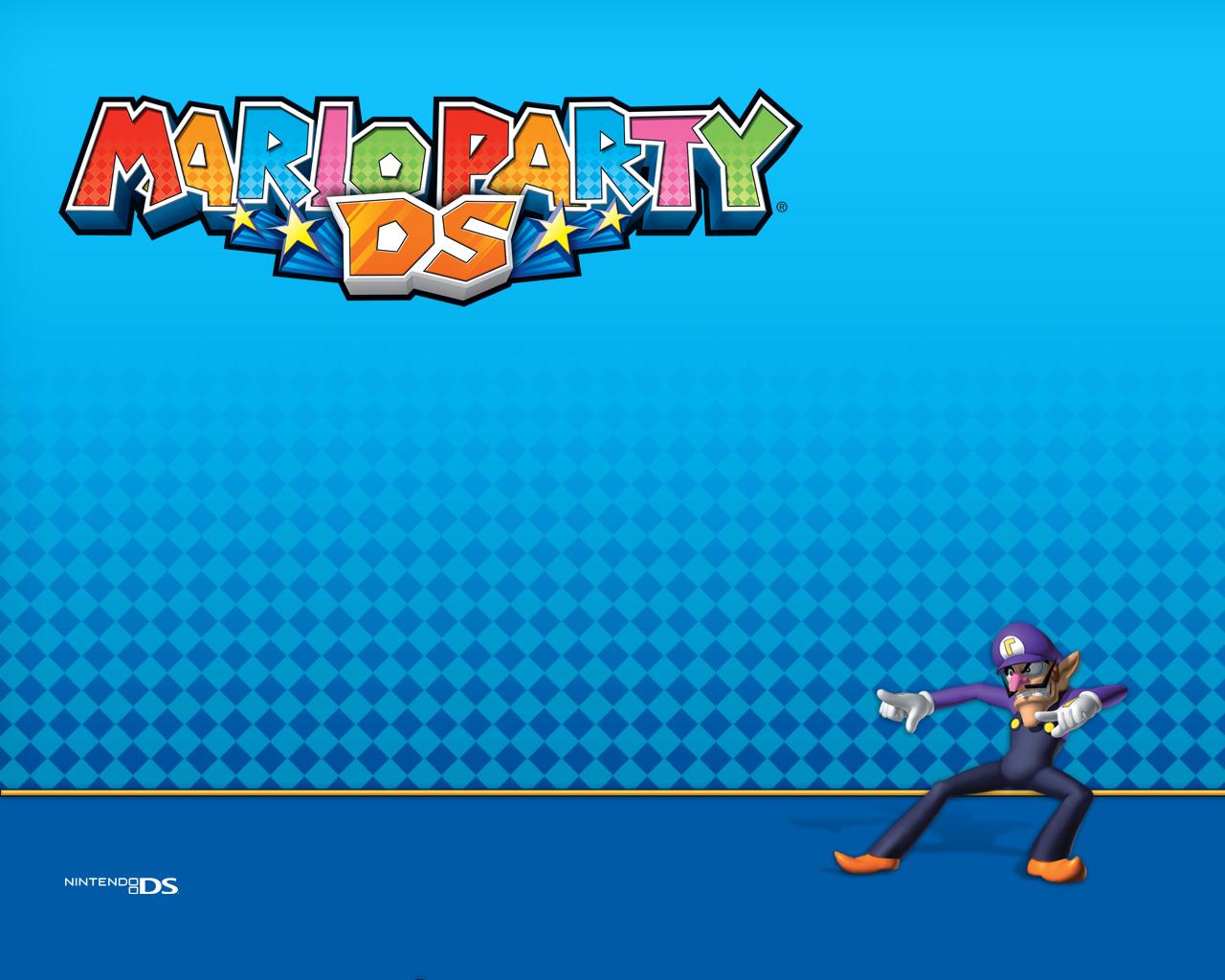 1280x1024 Mario Party Ds Wario