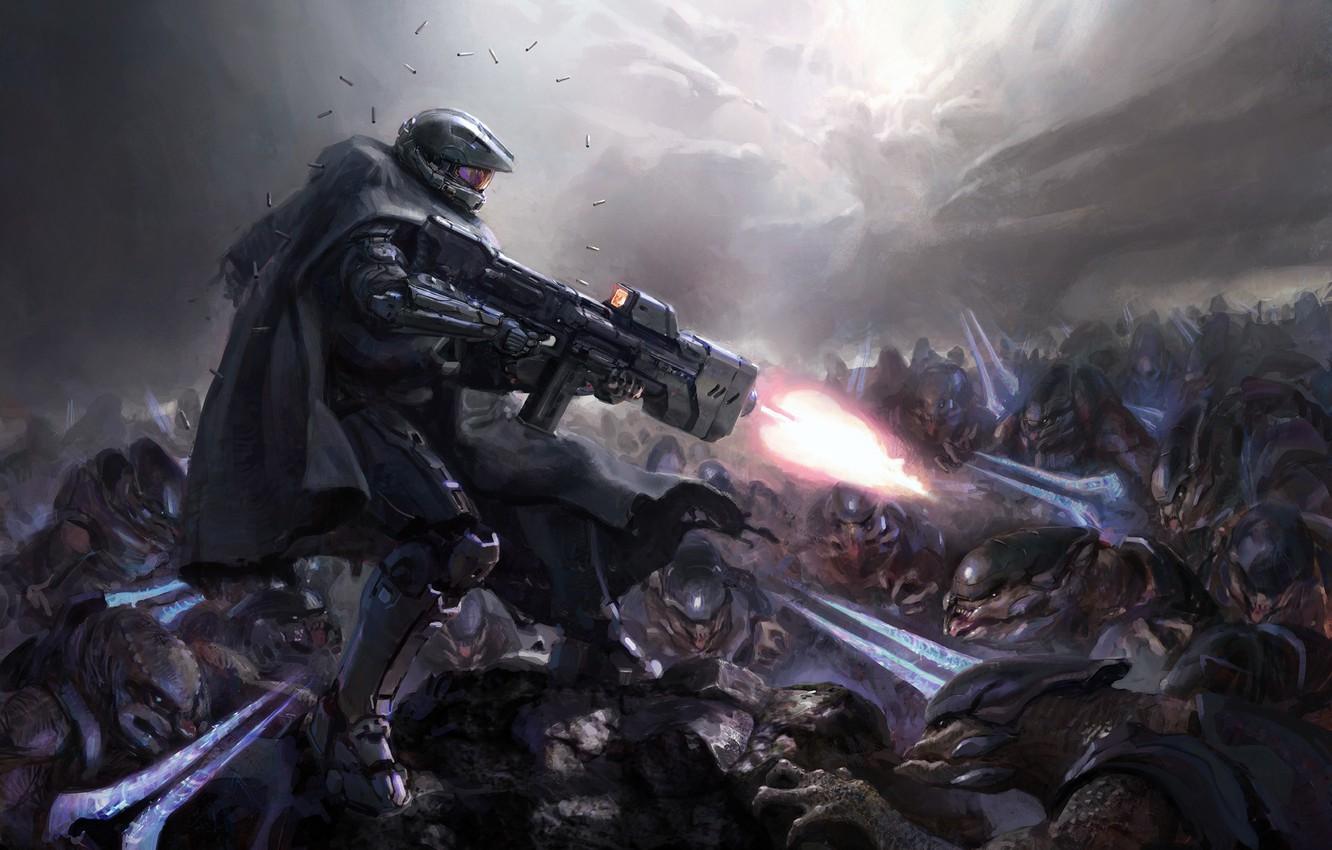 1332x850 Photo Wallpaper Figure, The Game, Battle, Battle, Art, Lone Wolf Achievement